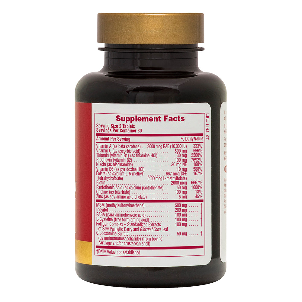 product image of Ultra Hair® Plus Sustained Release Tablets containing 60 Count