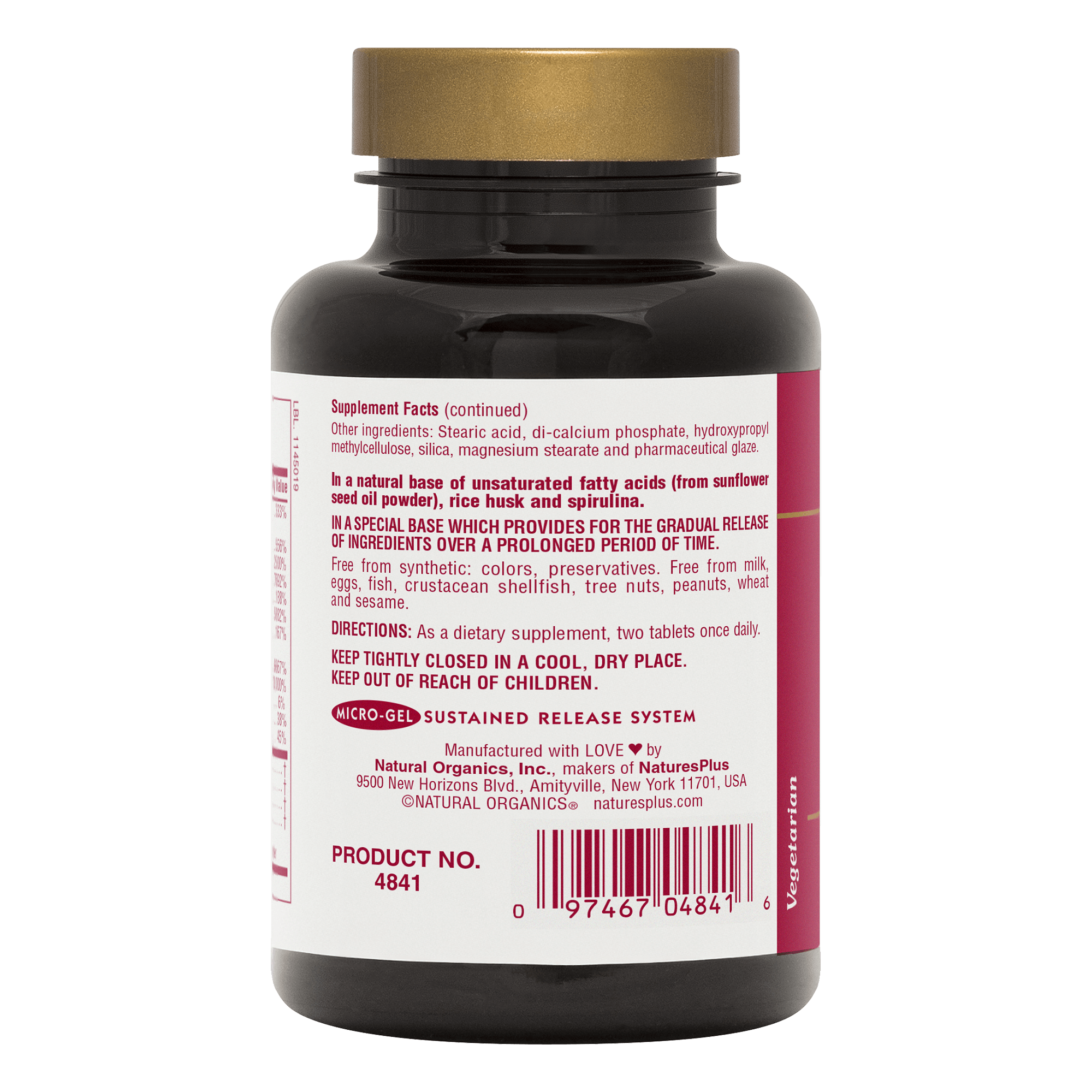Ultra Hair® Sustained Release Tablets - 60 Count