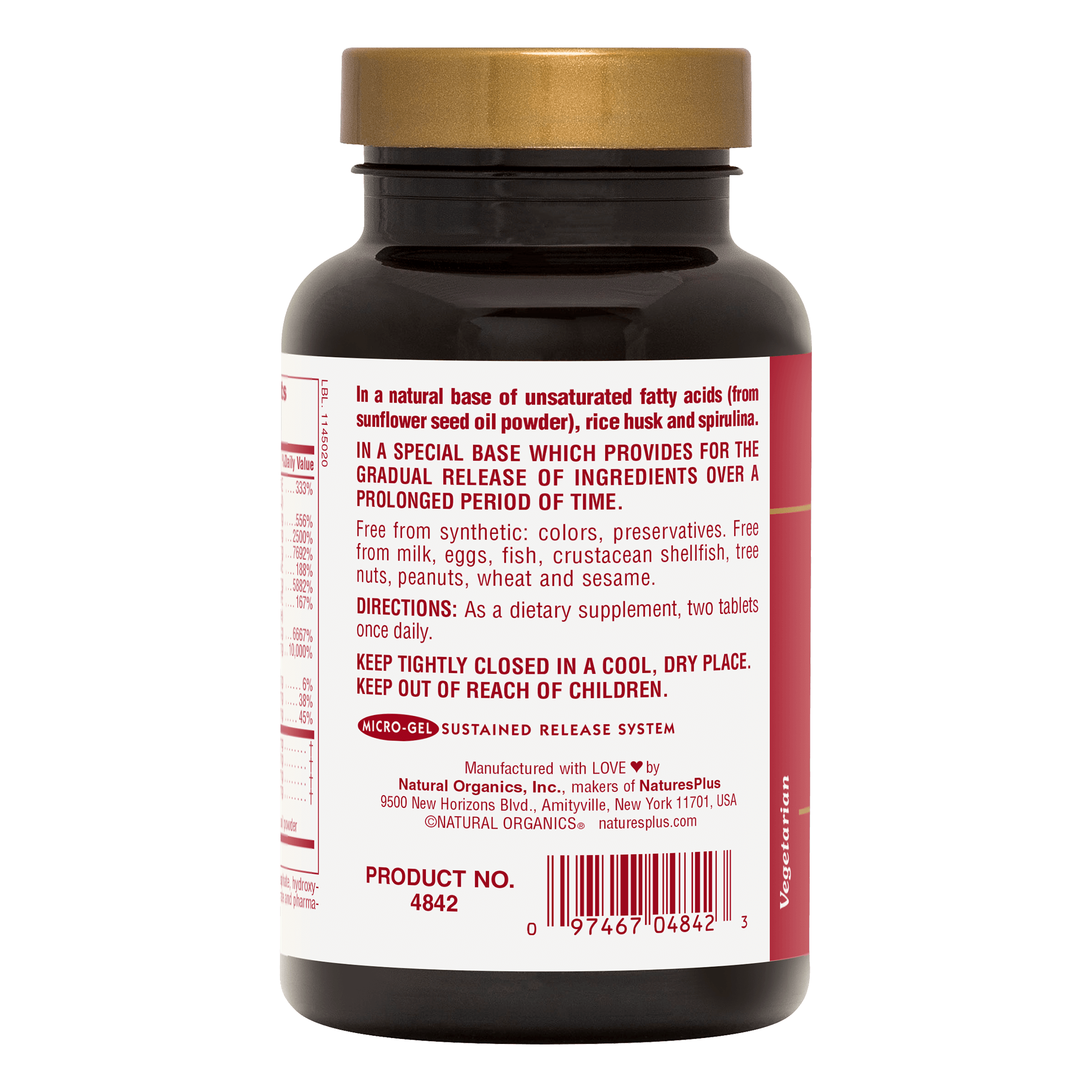 Ultra Hair® Sustained Release Tablets - 90 Count