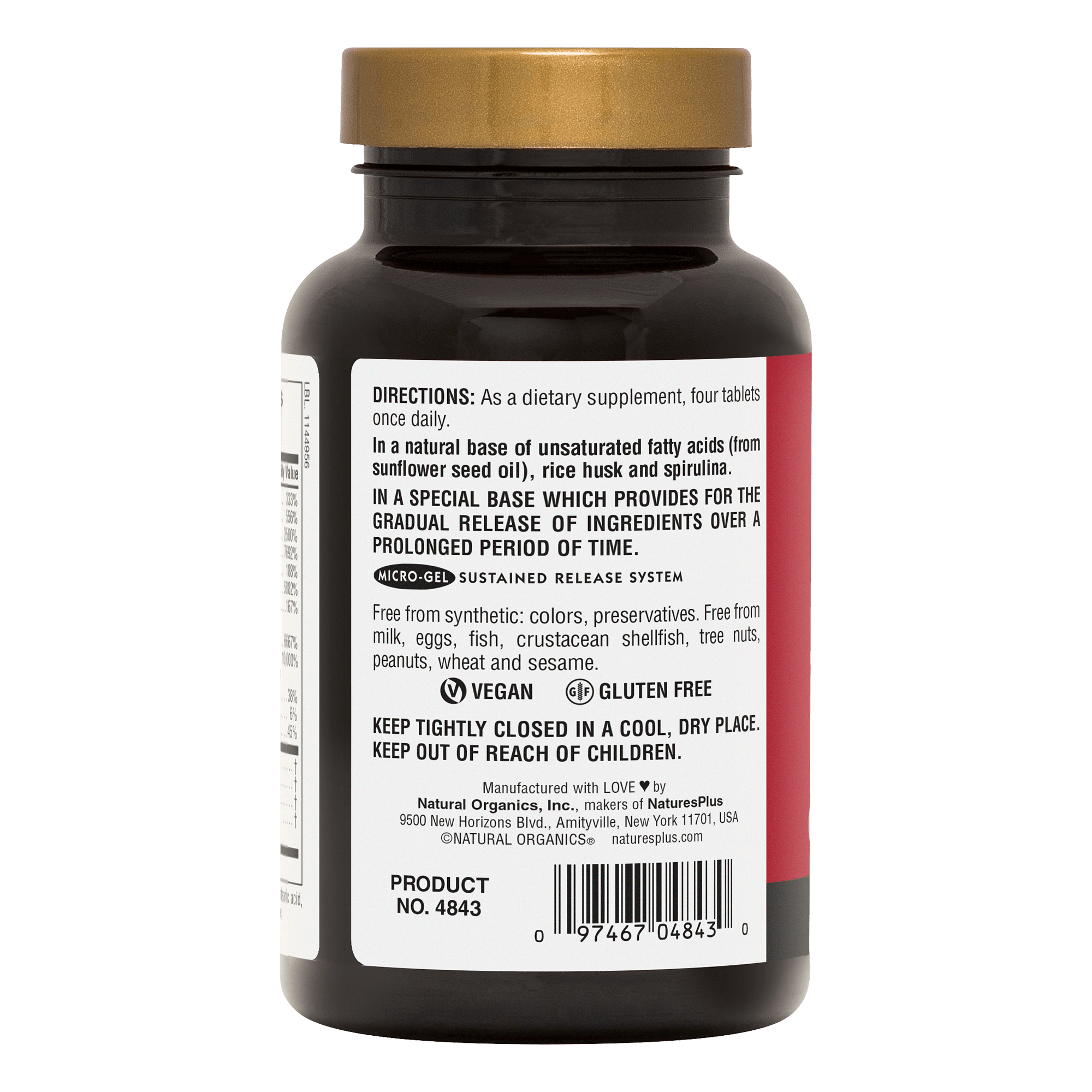 Ultra Hair® Sustained Release Mini-Tabs - 120 Count
