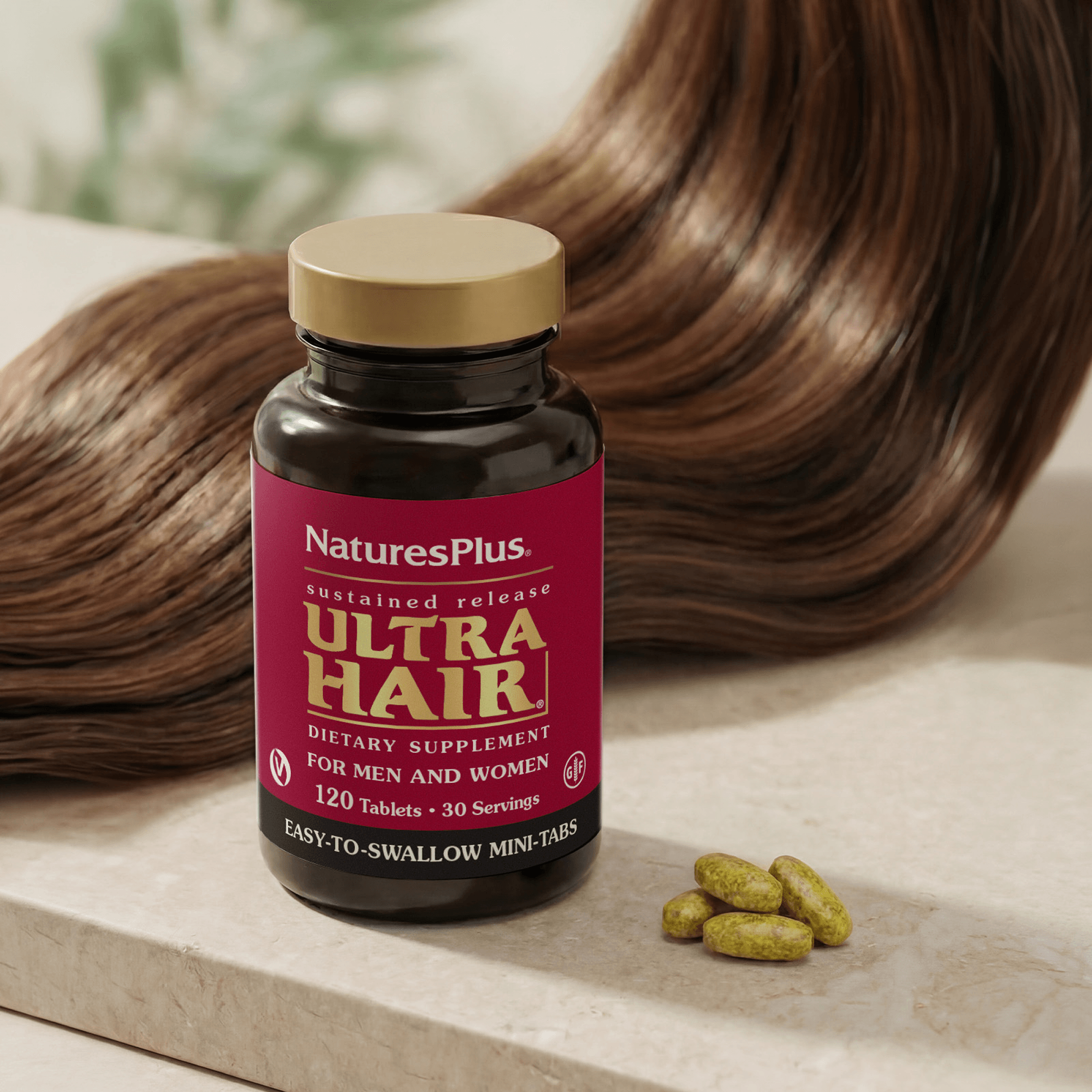 Ultra Hair® Sustained Release Mini-Tabs - 120 Count