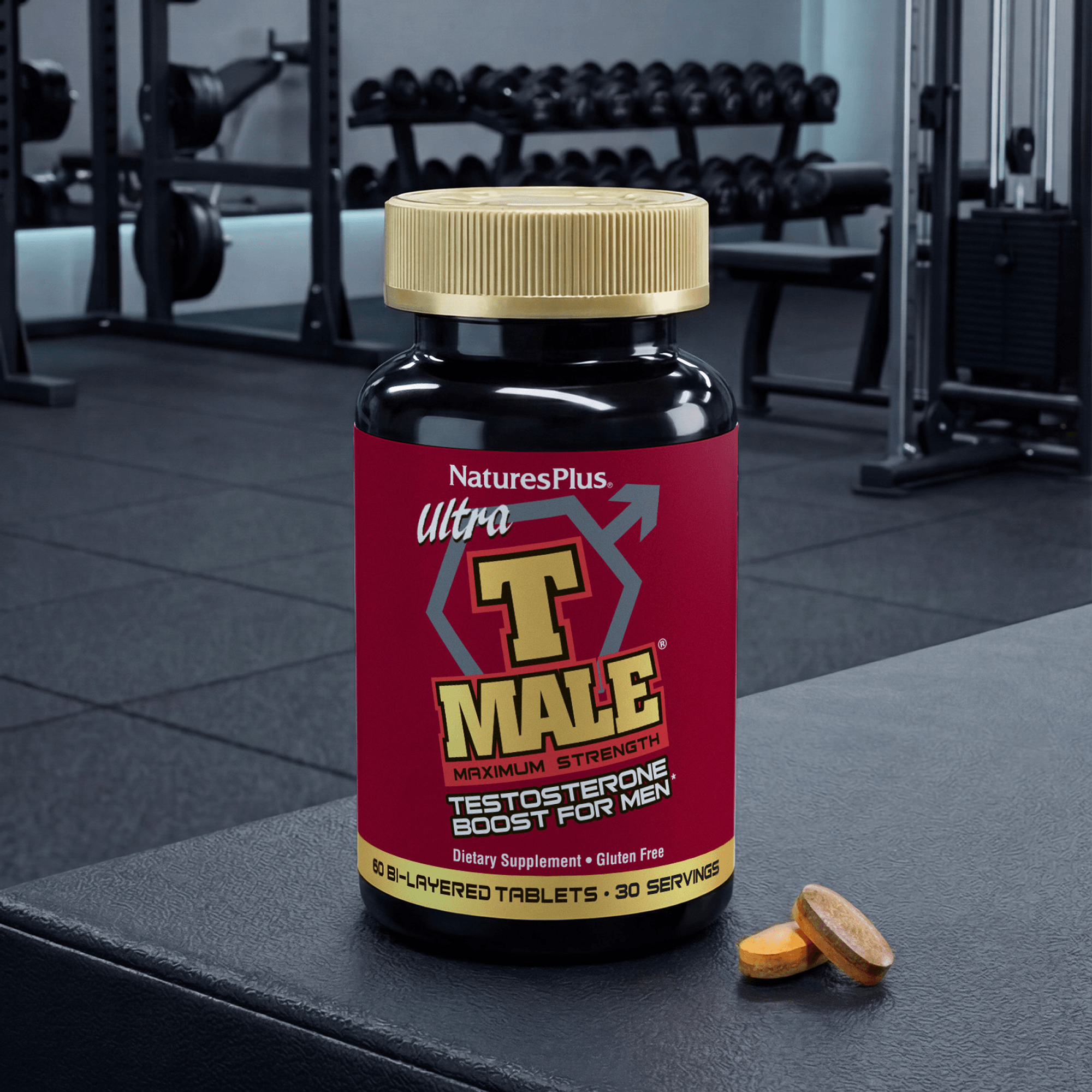 Ultra T MALE® Extended Release Bi-Layer Tablets - 60 Count