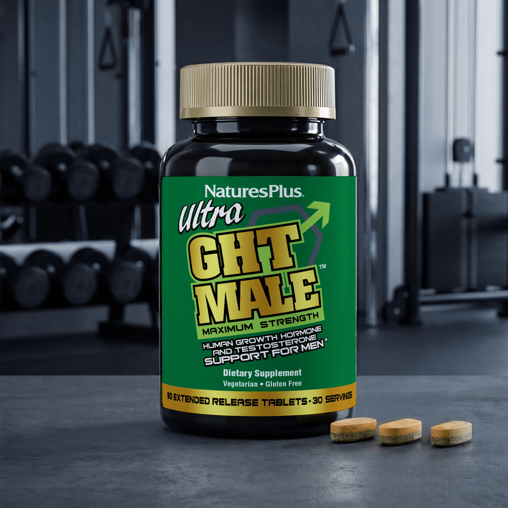 Ultra GHT MALE™ Extended Release Bi-Layered Tablets - 90 Count