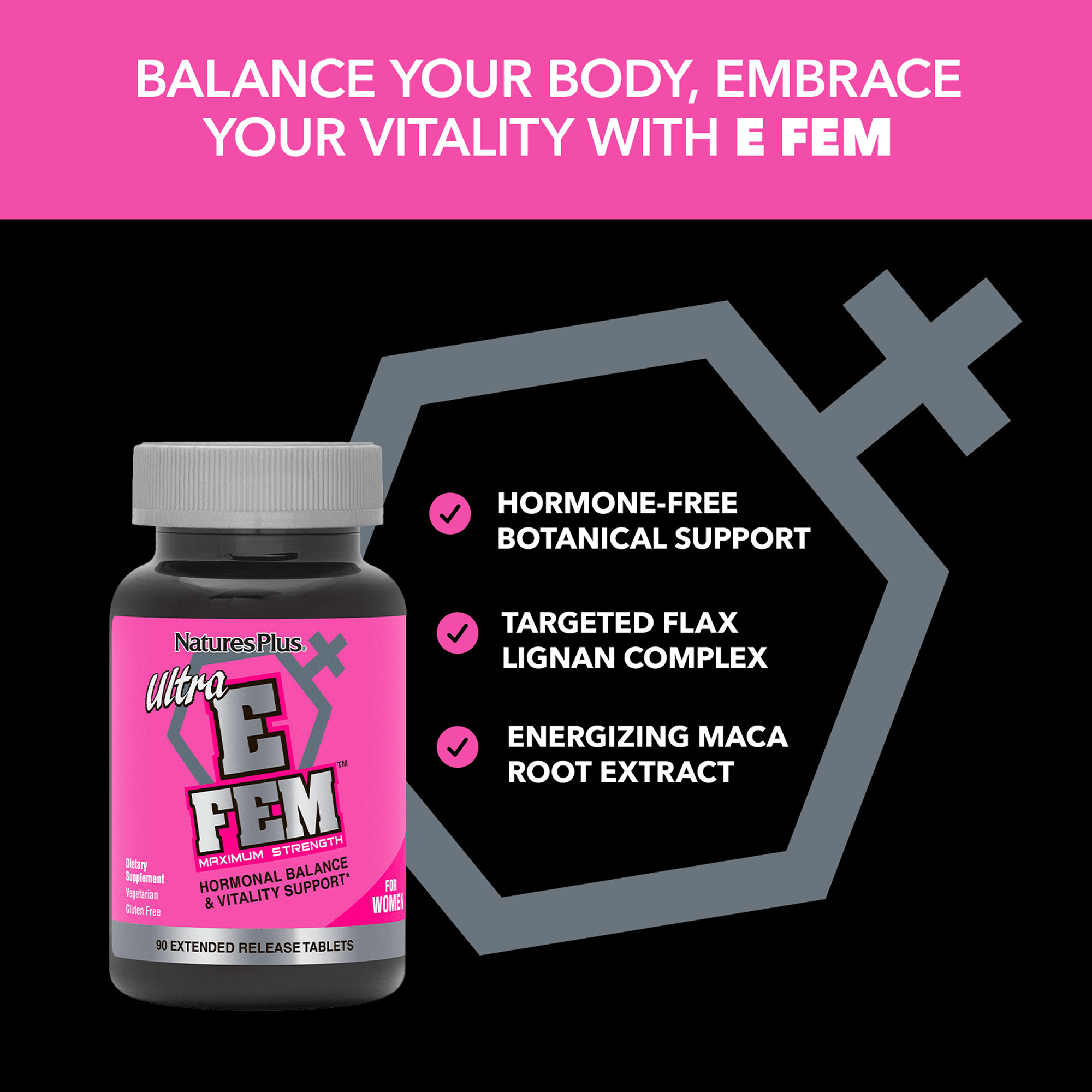 Ultra E FEM™ Extended Release Tablets - 90 Count