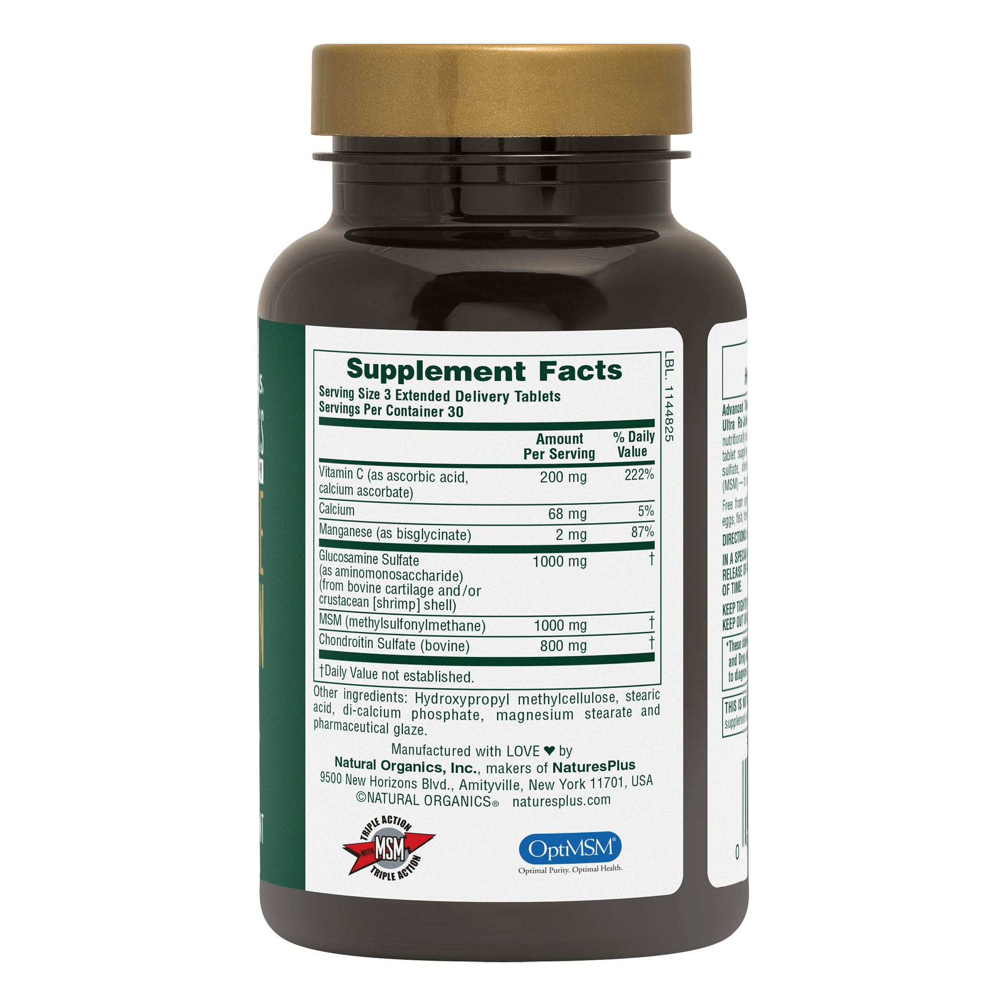 Glucosamine/Chondroitin/MSM Ultra Rx-Joint® Tablets - 90 Count