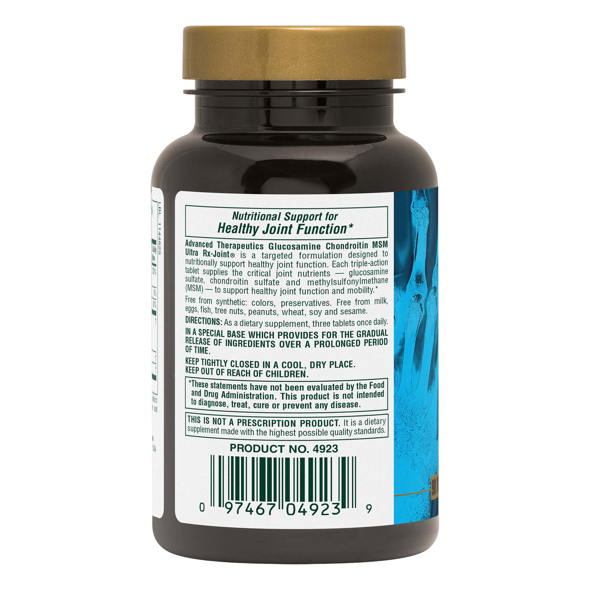 Glucosamine/Chondroitin/MSM Ultra Rx-Joint® Tablets - 90 Count