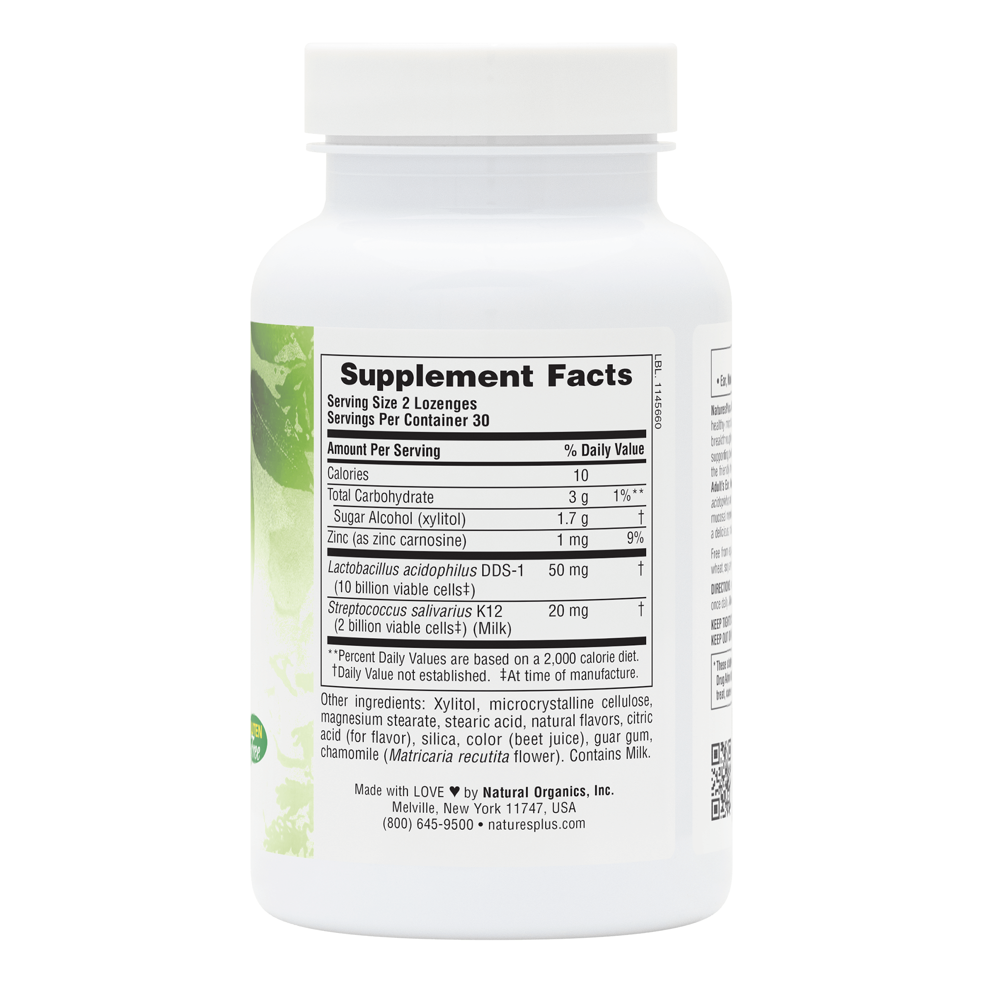 Adult's Ear, Nose & Throat Lozenges - 60 Count