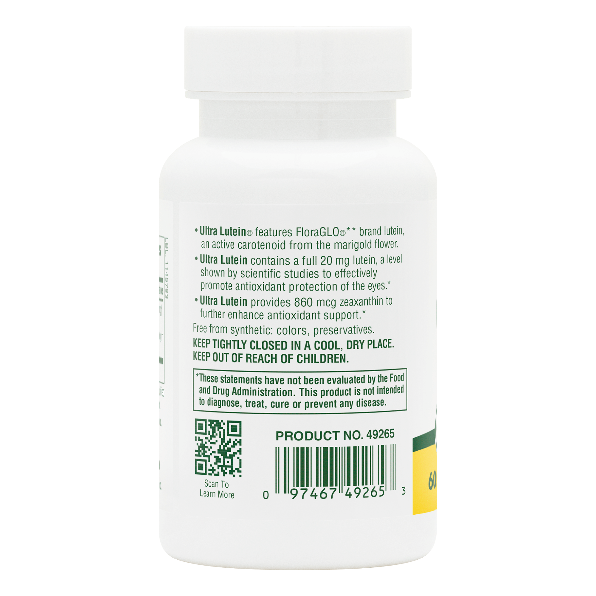 Ultra Lutein® Softgels - 60 Count