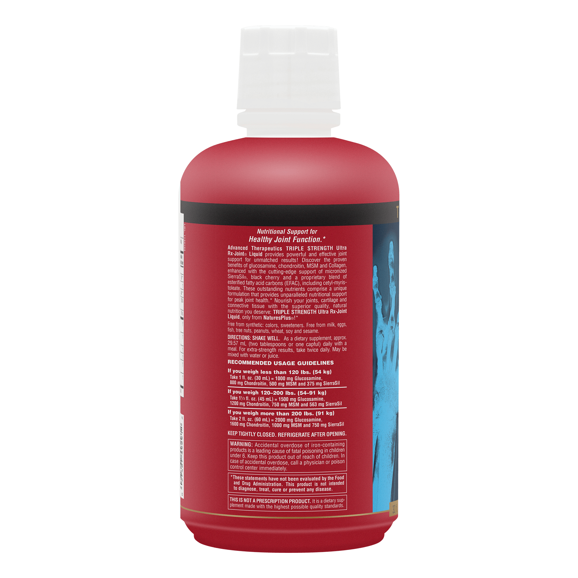 Glucosamine/Chondroitin/MSM Ultra Rx-Joint® Triple Strength Liquid - 30 FL OZ