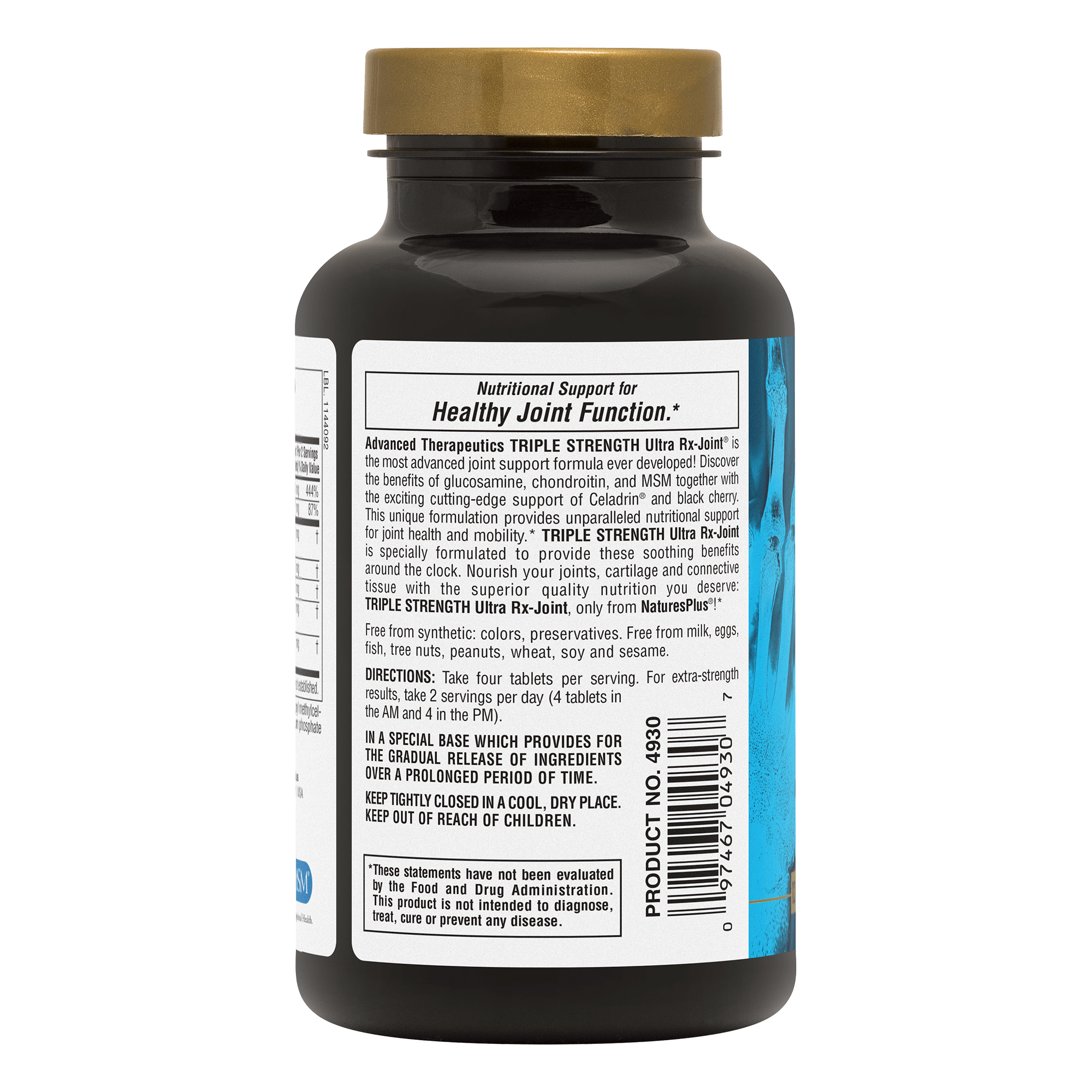 Glucosamine/Chondroitin/MSM Ultra Rx-Joint® Triple Strength Tablets - 120 Count