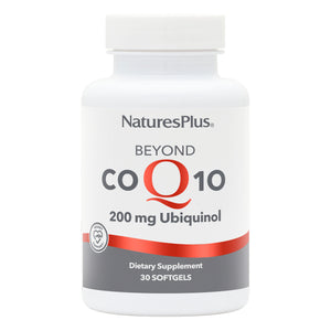 Frontal product image of Beyond CoQ10® 200 mg Softgels containing 30 Count