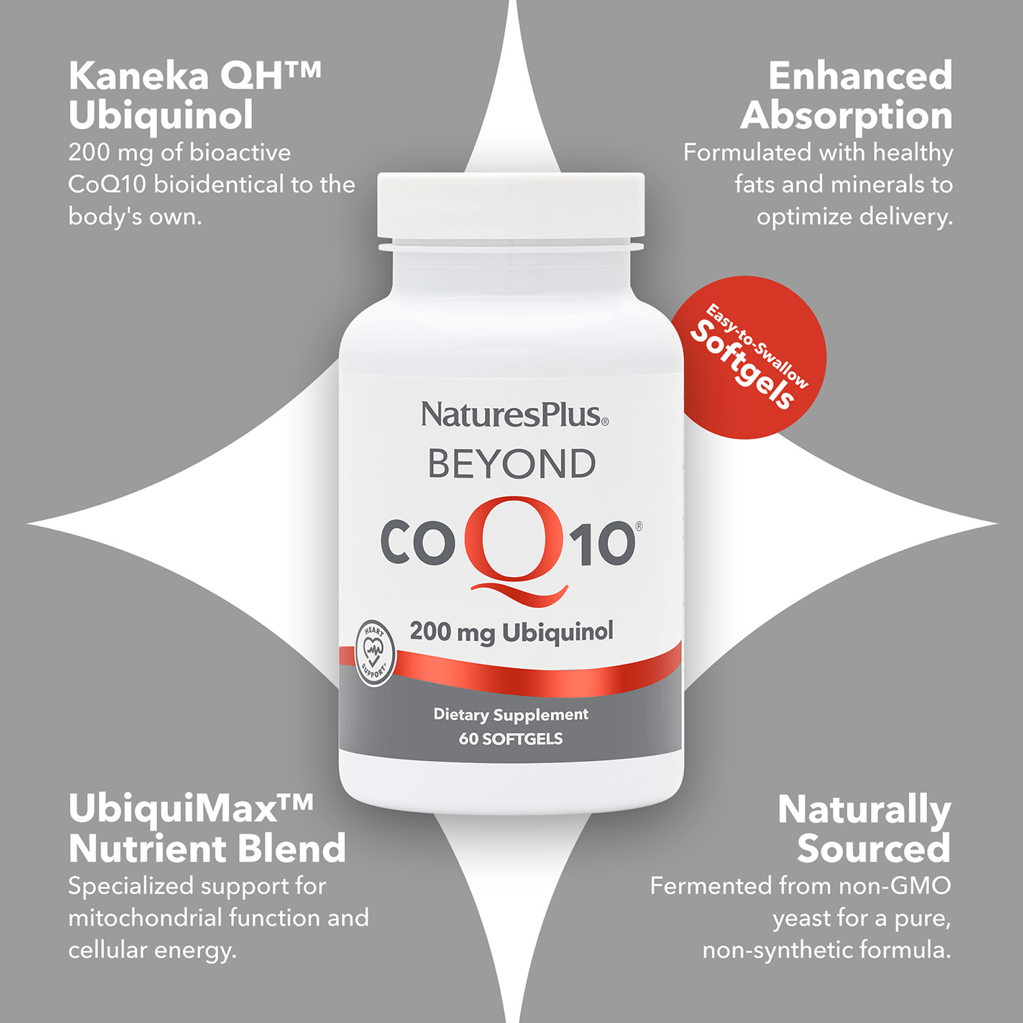 Beyond CoQ10® 200 mg Softgels - 60 Count