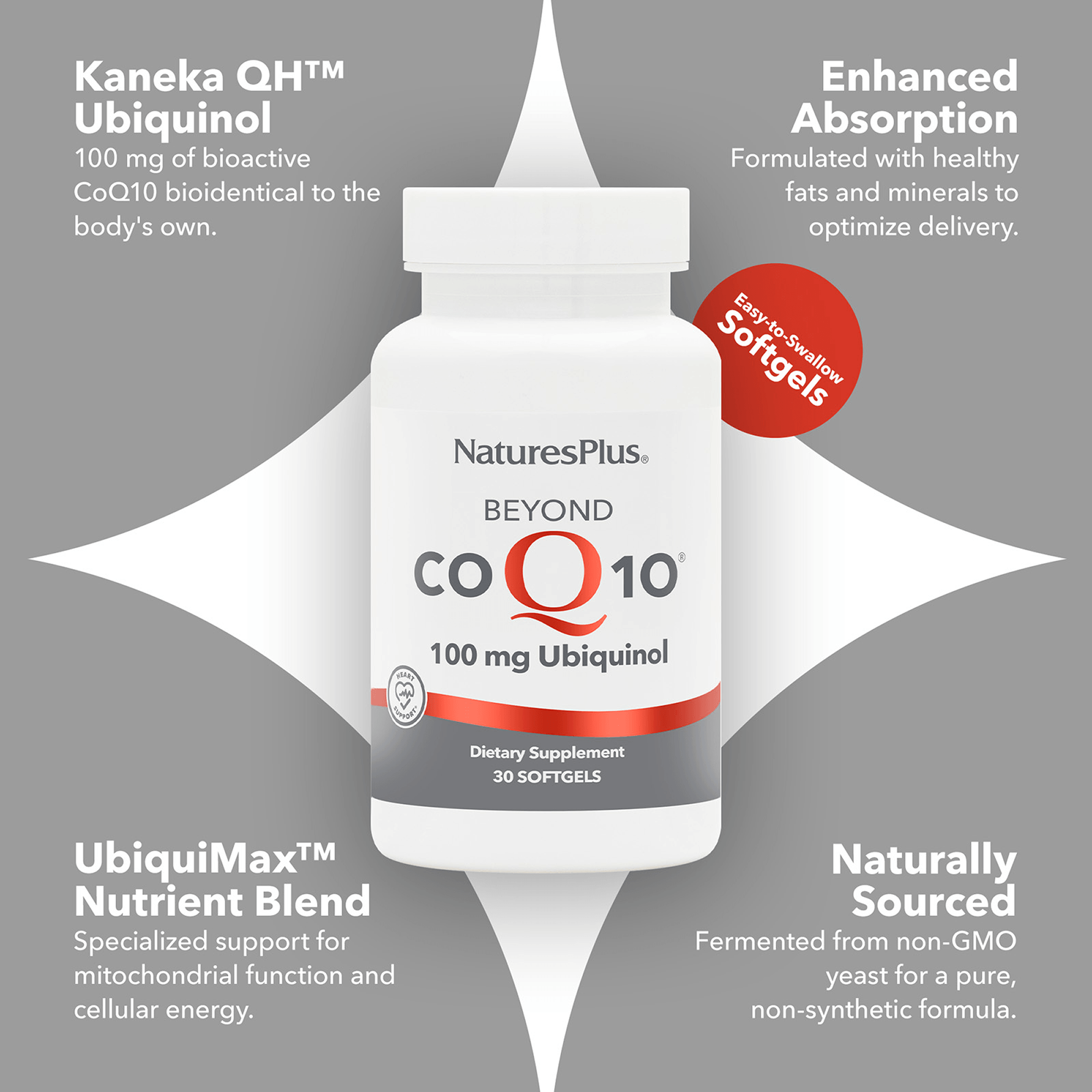 Beyond CoQ10® 100 mg Softgels - 30 Count