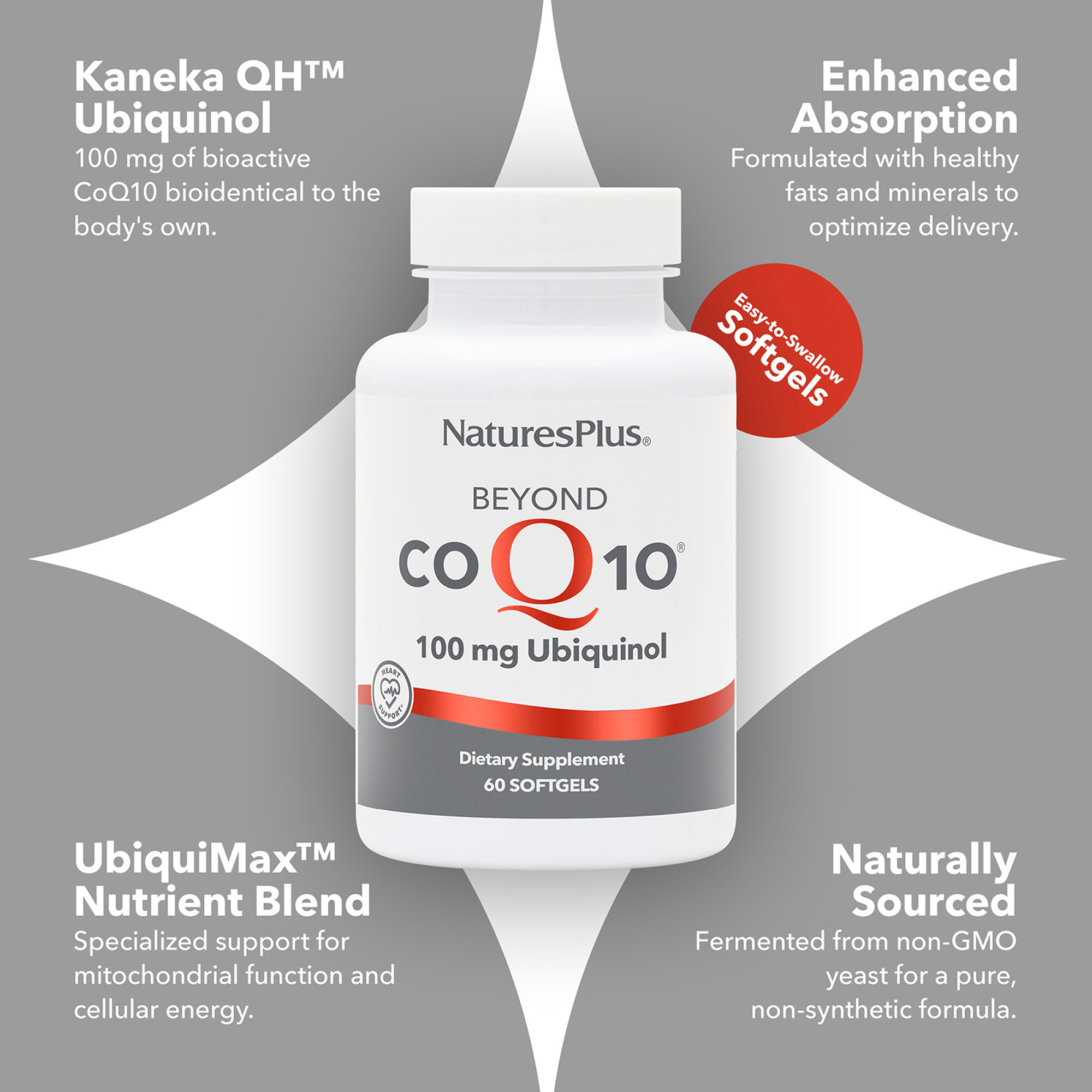 Beyond CoQ10® 100 mg Softgels - 60 Count