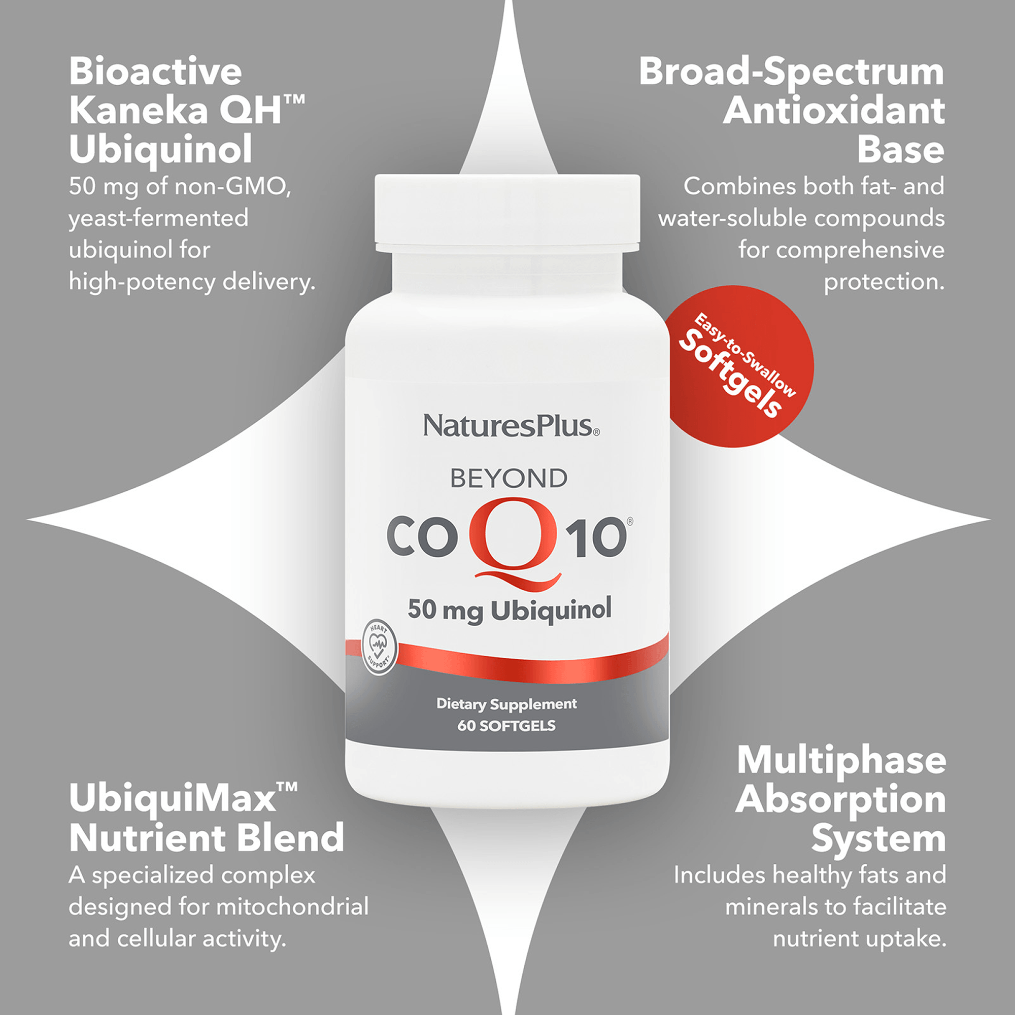 Beyond CoQ10® 50 mg Softgels - 60 Count