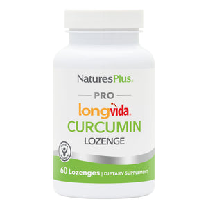 Frontal product image of NaturesPlus PRO Curcumin Longvida® 500 MG Lozenges containing 60 Count