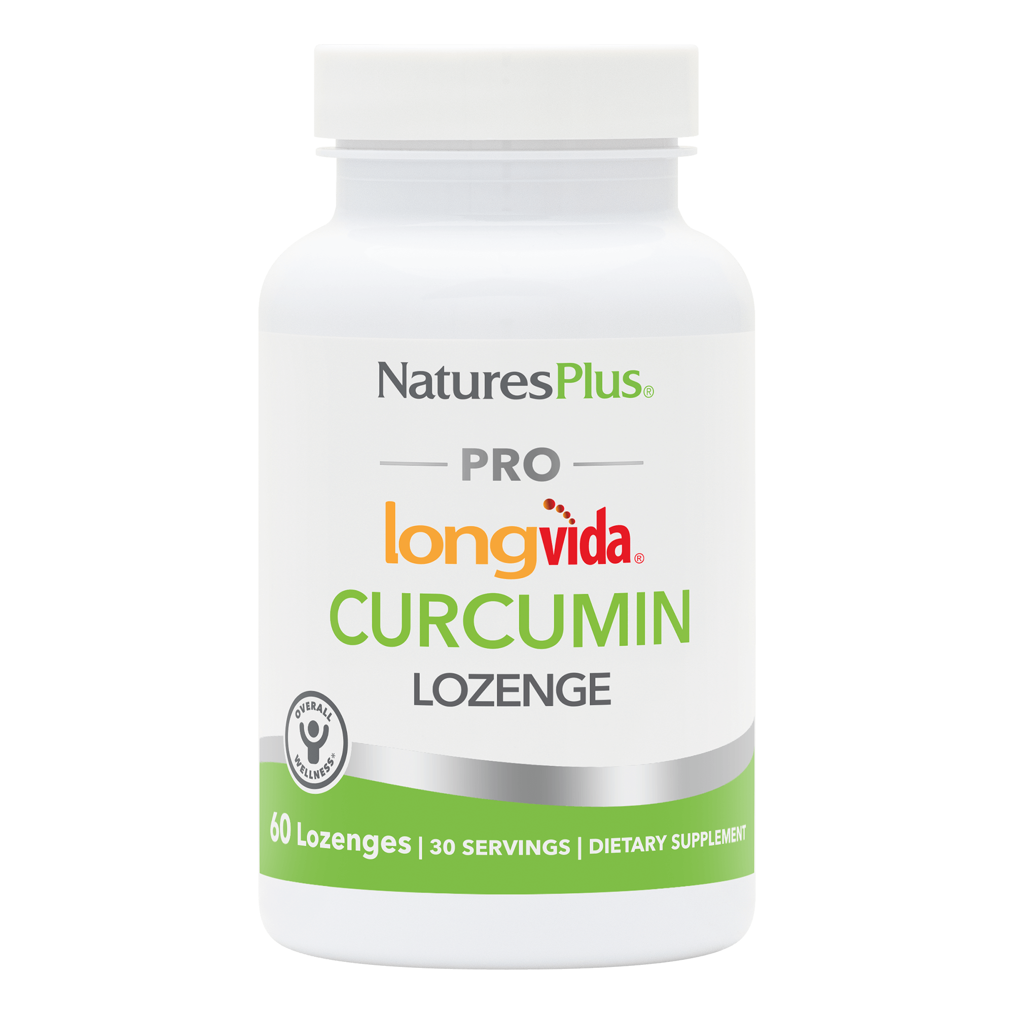 NaturesPlus PRO Curcumin Longvida® 500 MG Lozenges - 60 Count