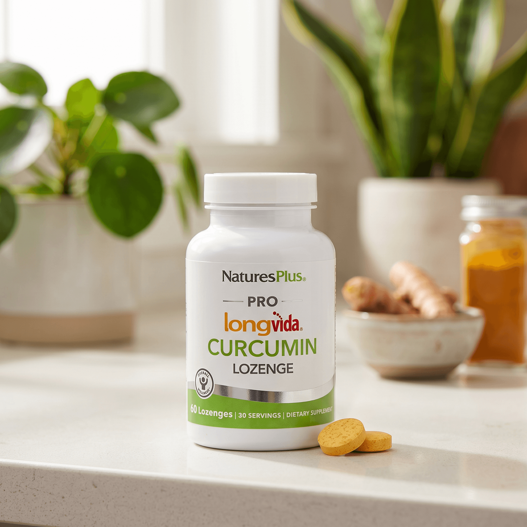 NaturesPlus PRO Curcumin Longvida® 500 MG Lozenges - 60 Count