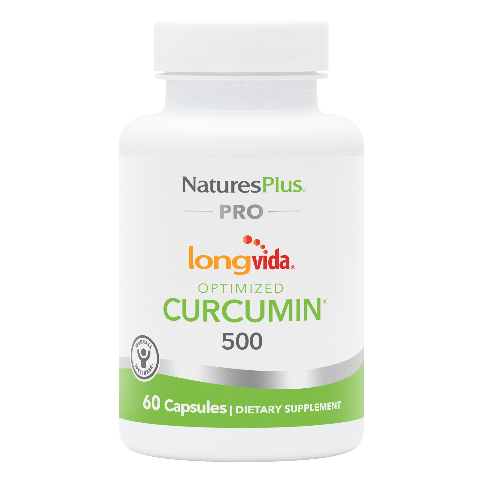 NaturesPlus PRO Curcumin Longvida® 500 MG Capsules - 60 Count