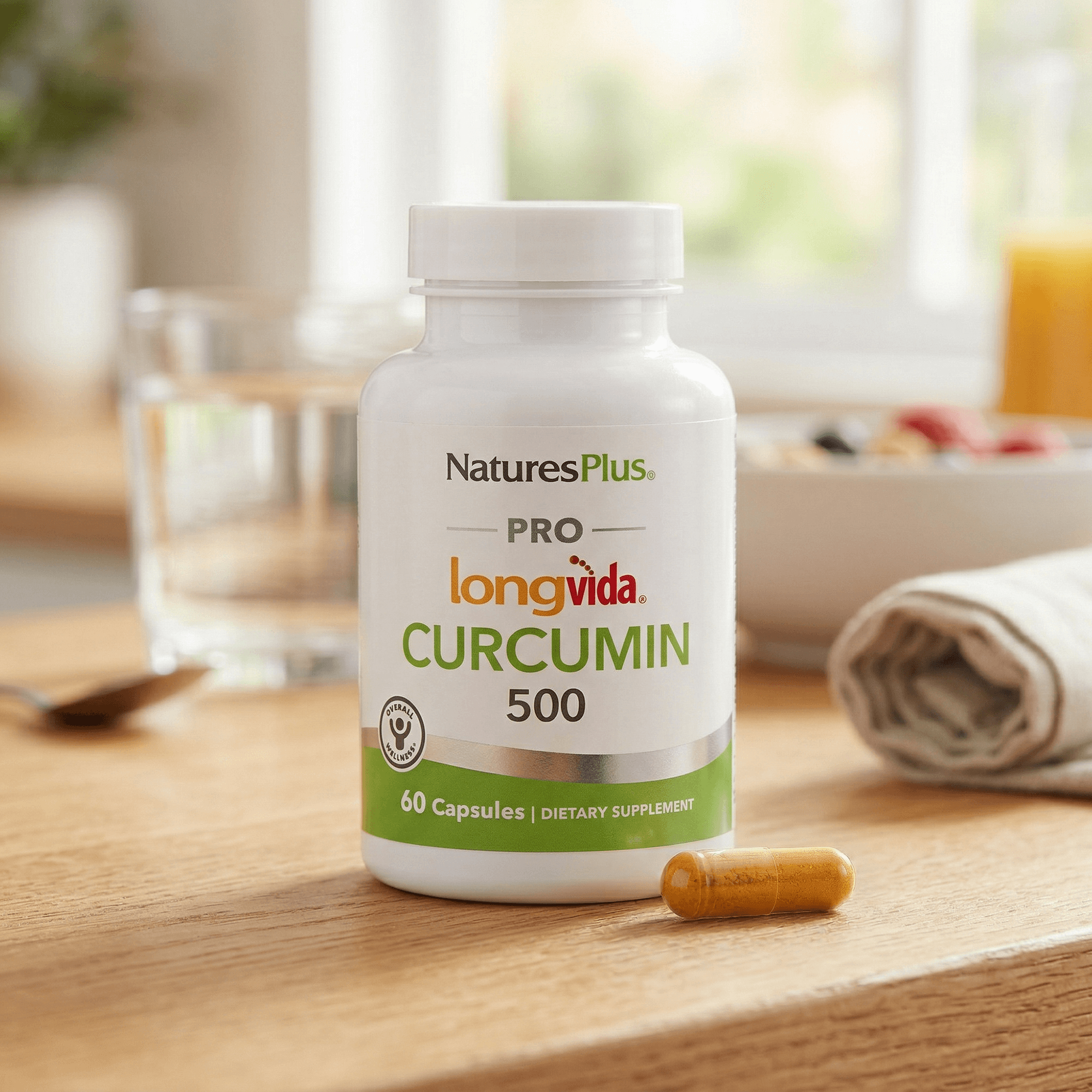 NaturesPlus PRO Curcumin Longvida® 500 MG Capsules - 60 Count