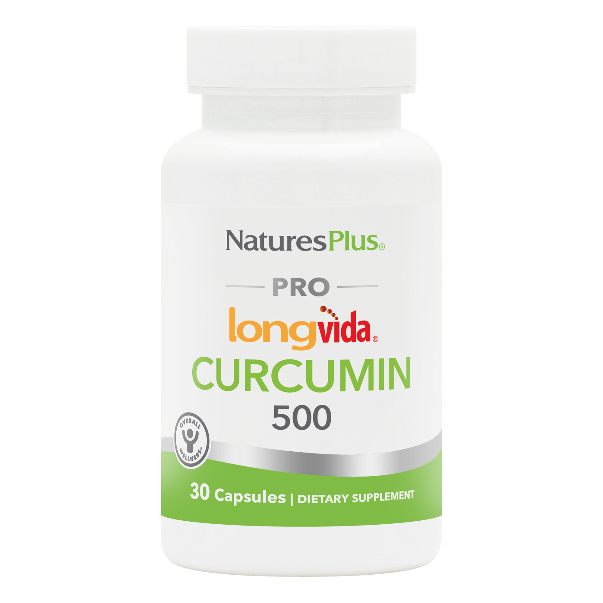 NaturesPlus PRO Curcumin Longvida® 500 MG Capsules - 30 Count