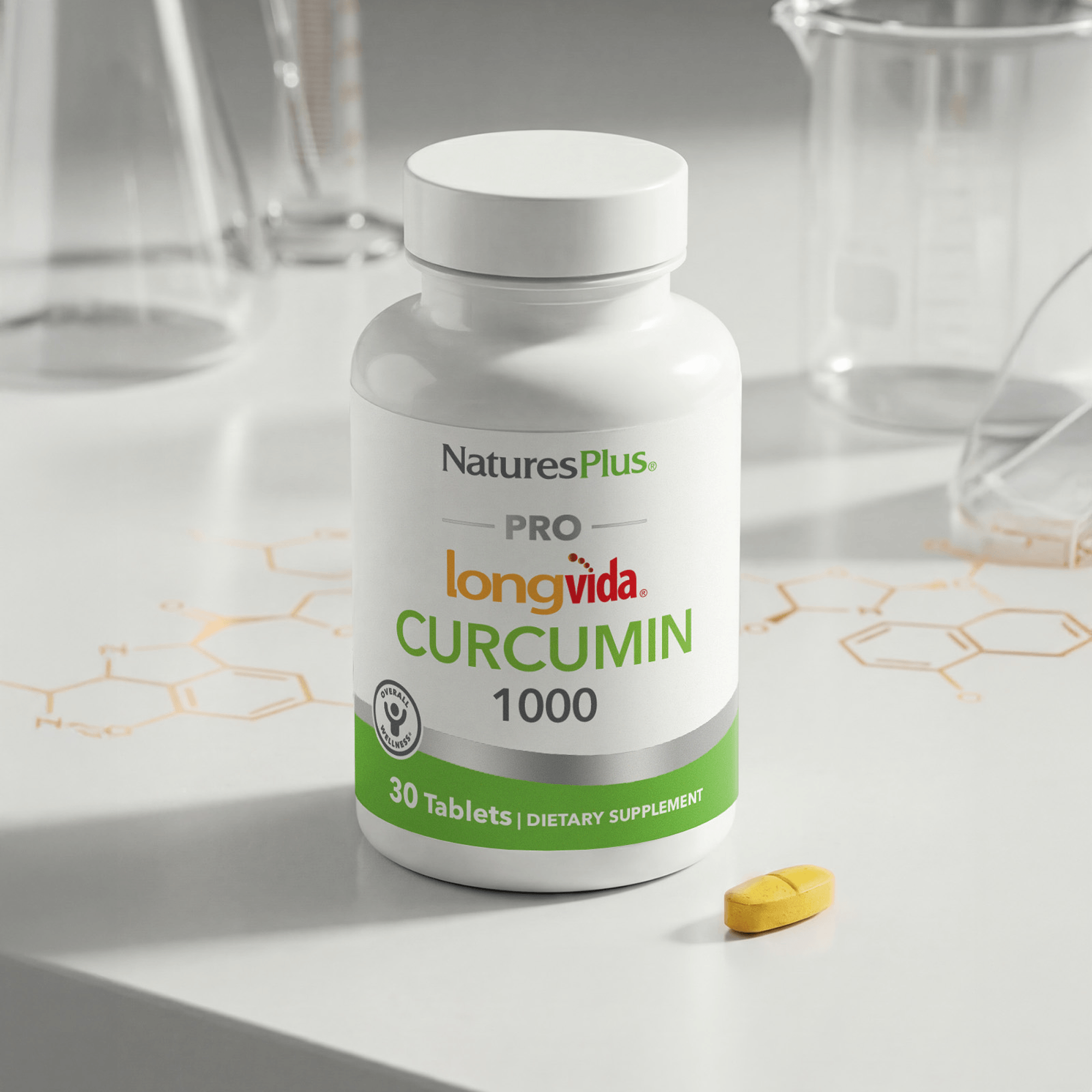 NaturesPlus PRO Curcumin Longvida® 1000 MG Tablets - 30 Count