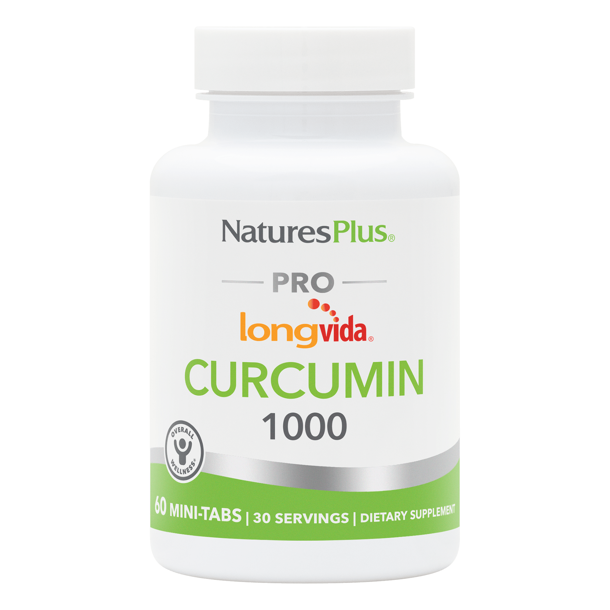 NaturesPlus PRO Curcumin Longvida® 1000 MG Mini-Tabs - 60 Count