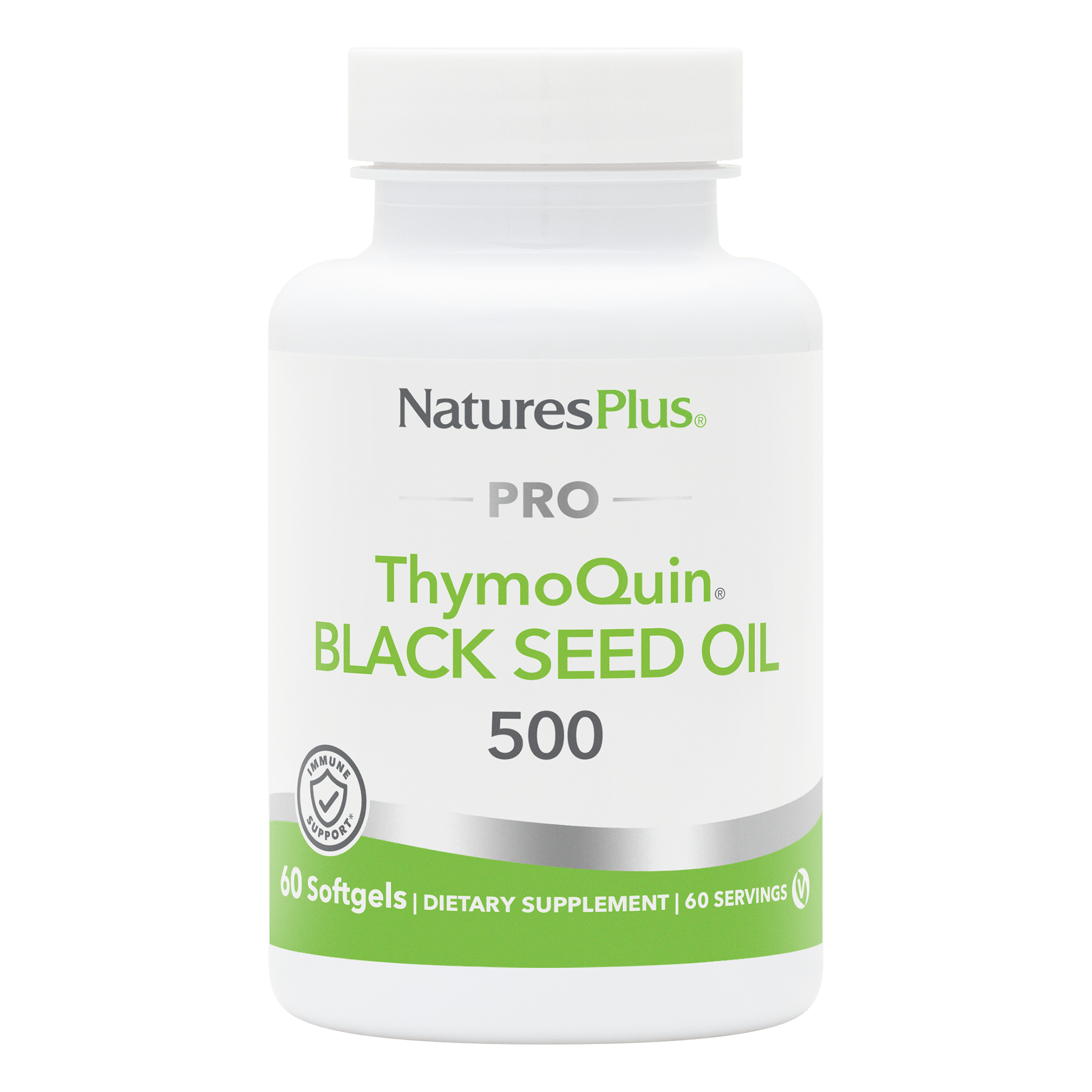 NaturesPlus PRO ThymoQuin® Black Seed Oil 500 MG Softgels - 60 Count