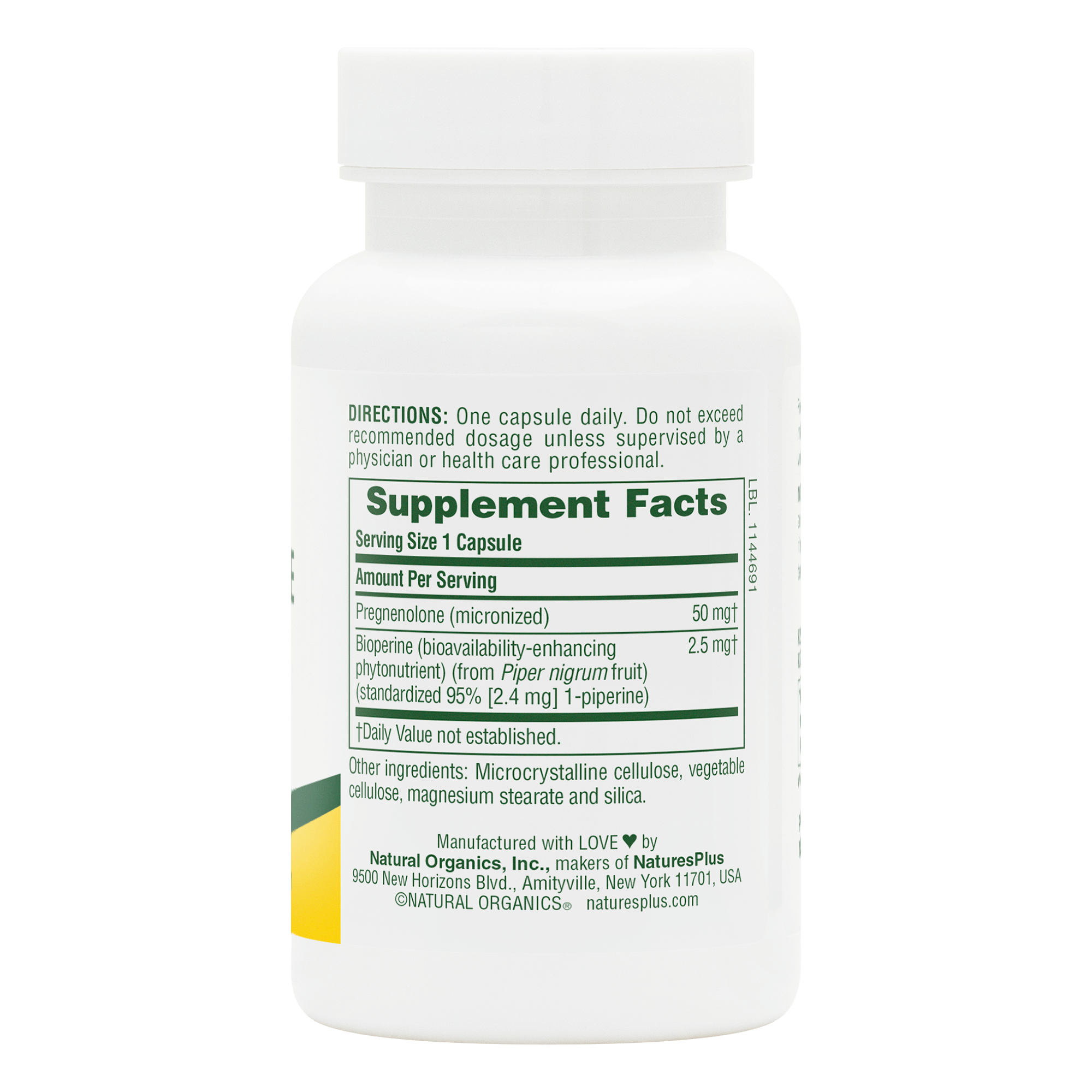 Ultra Pregnenolone Capsules - 60 Count