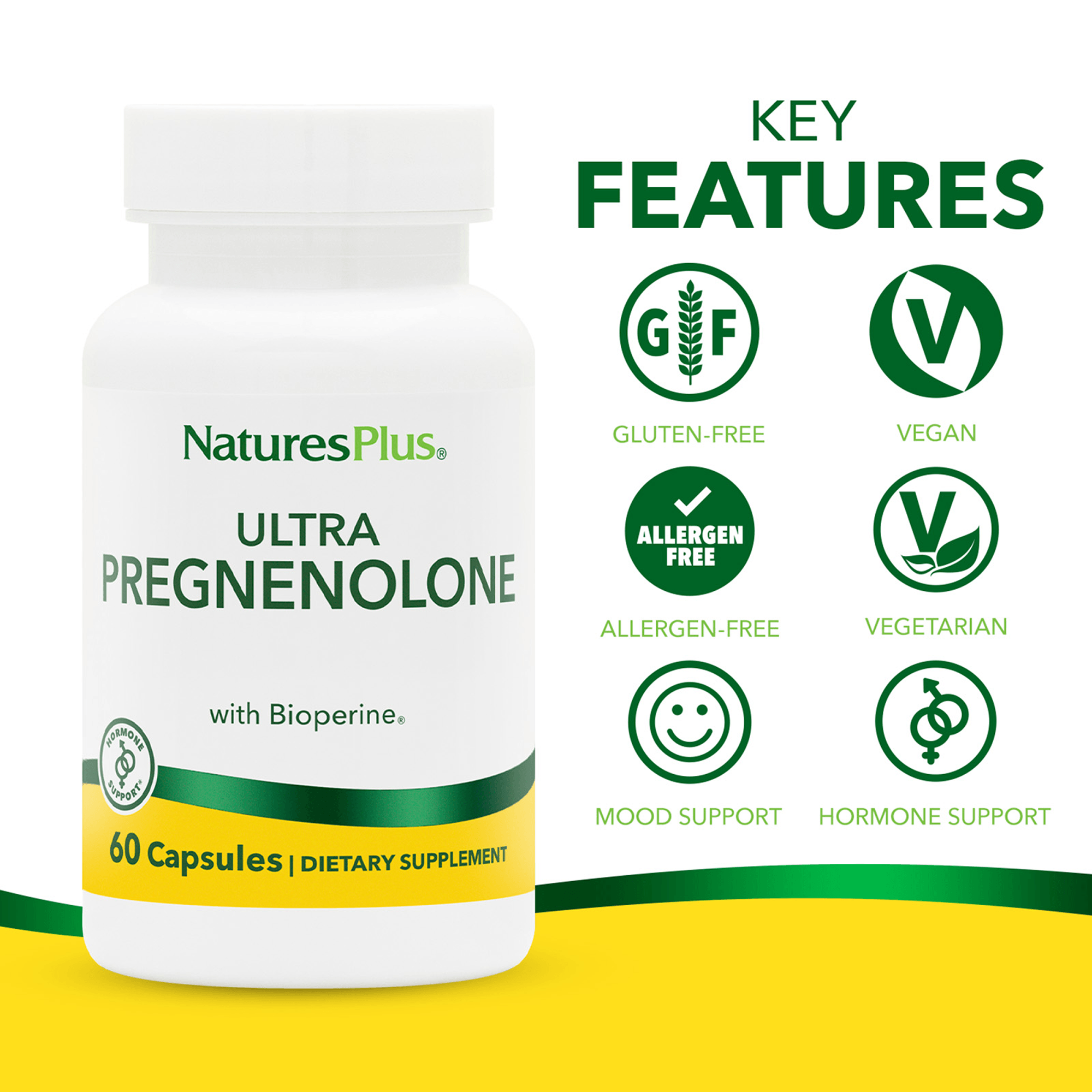 Ultra Pregnenolone Capsules - 60 Count