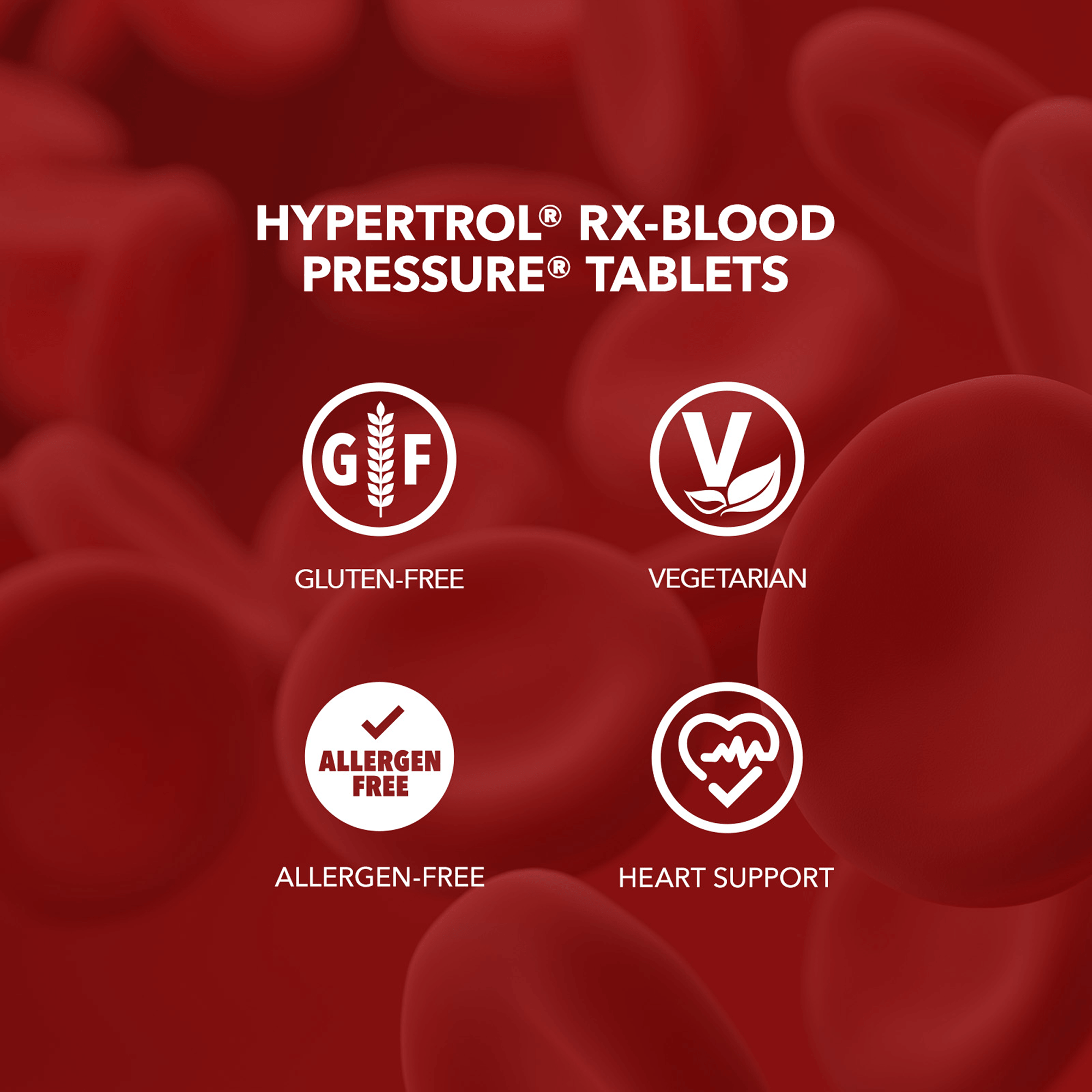 Hypertrol® Rx-Blood Pressure® Tablets - 60 Count
