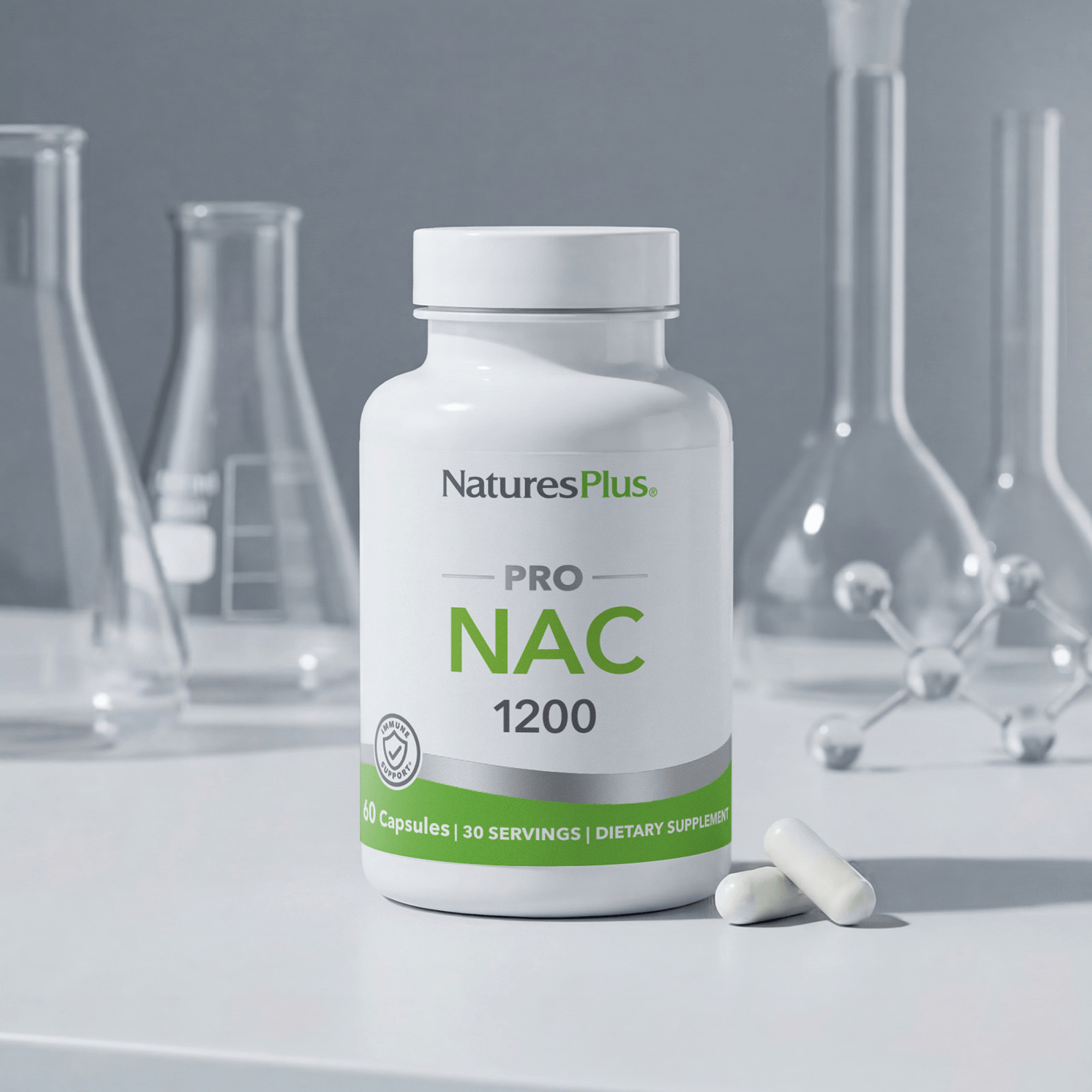 NaturesPlus PRO NAC 1200 Capsules NaturesPlus PRO NAC 1200 Capsules