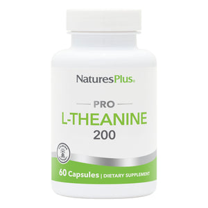 Frontal product image of NaturesPlus PRO L-Theanine containing 60 Count