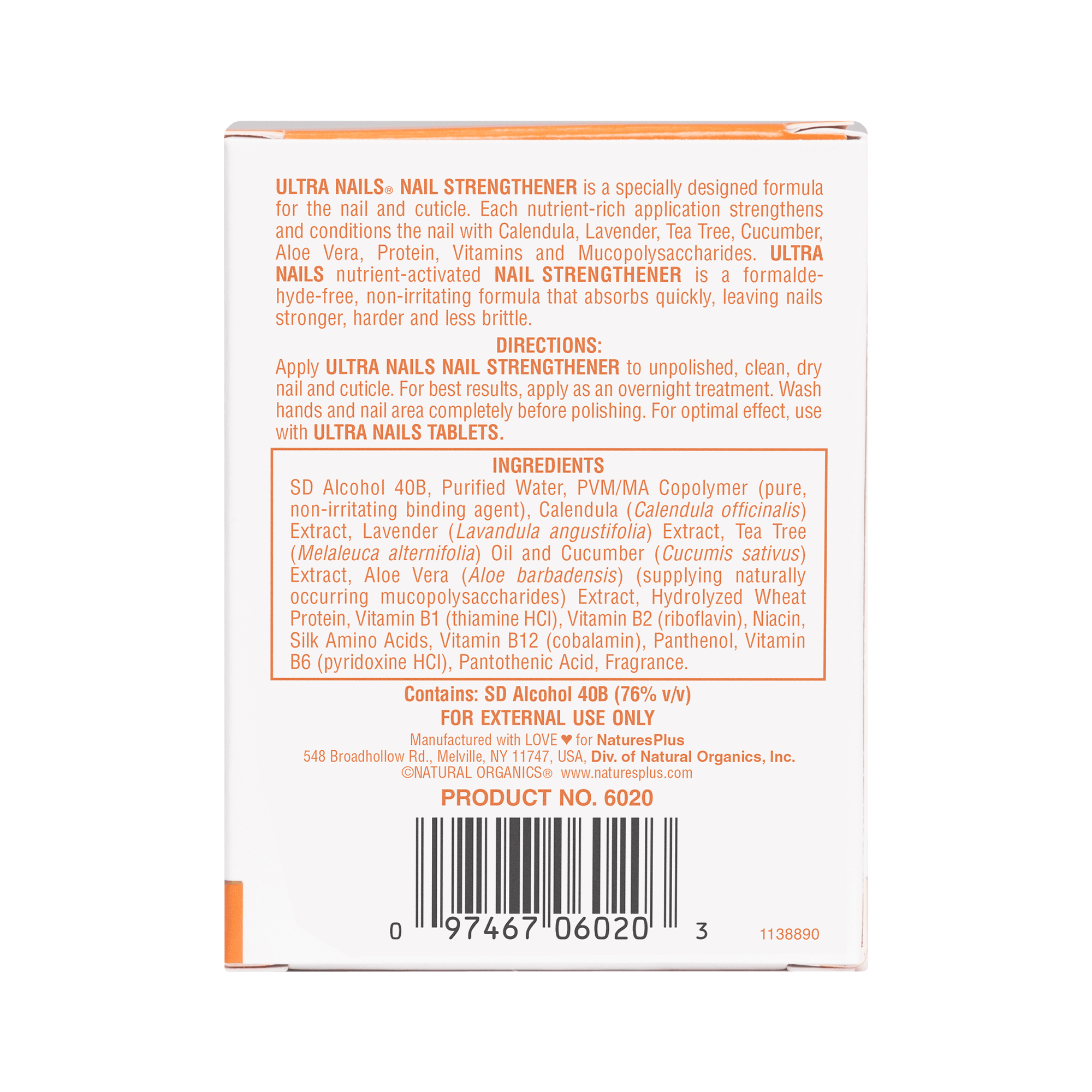 Ultra Nails® Nutrient-Activated Strengthener - 0.25 FL OZ