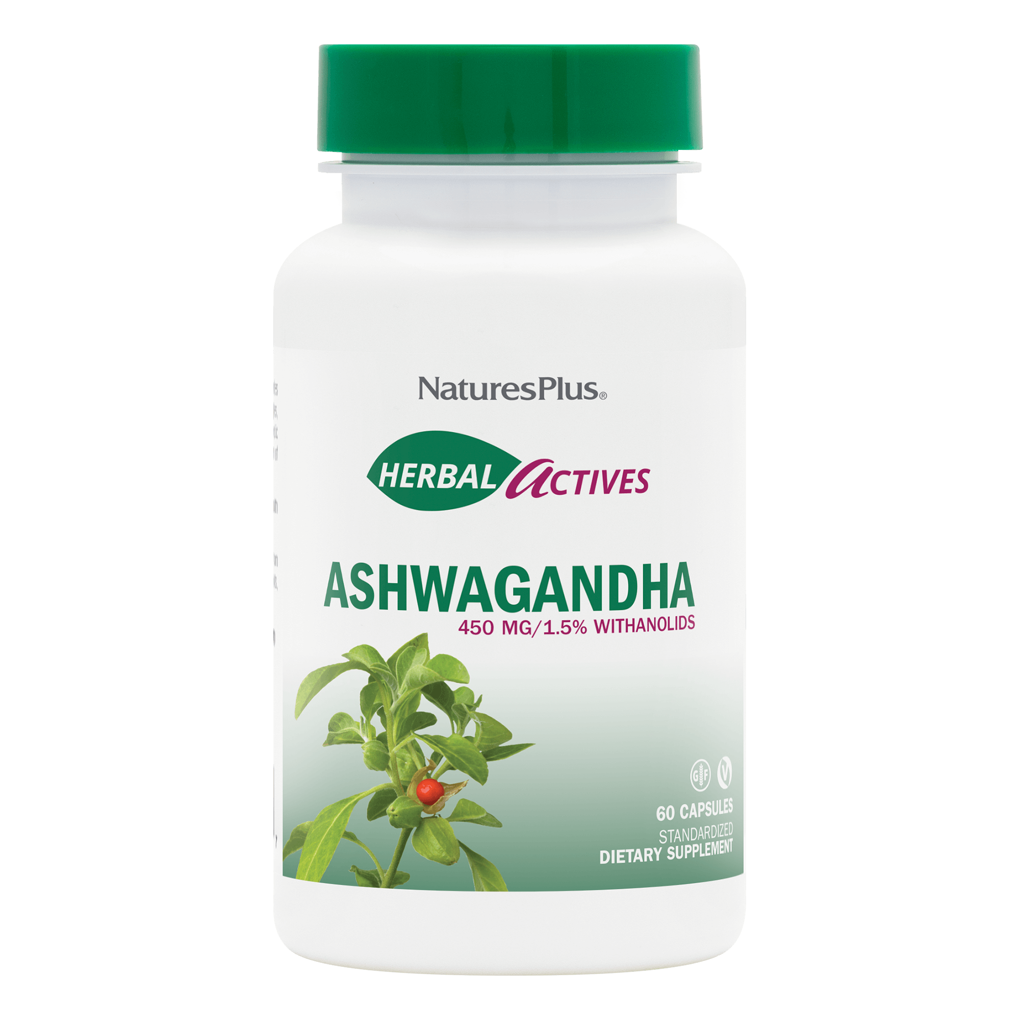 Herbal Actives® Ashwagandha Capsules - 60 Count