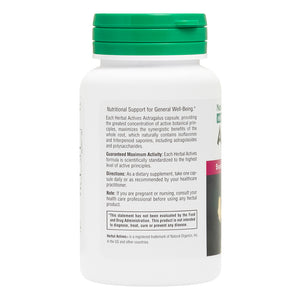 Second side product image of Herbal Actives Astragalus Capsules containing 60 Count