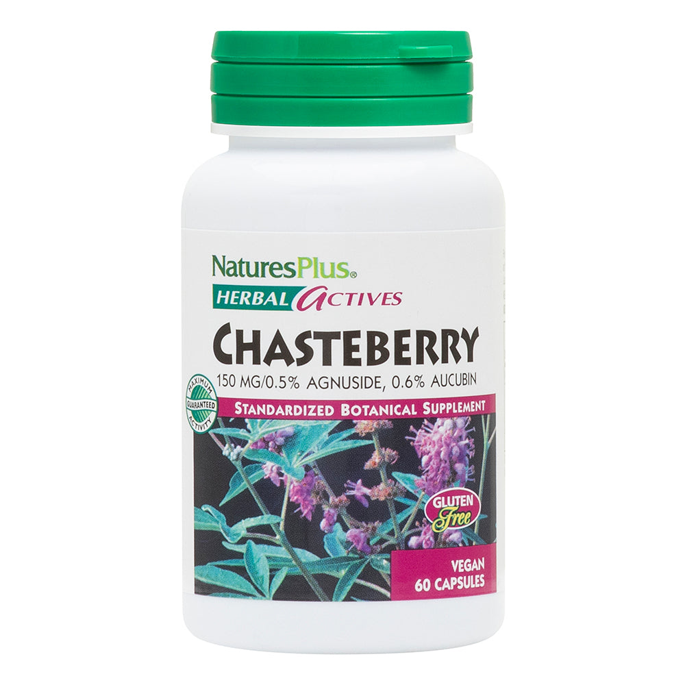 product image of Herbal Actives Chasteberry Capsules containing 60 Count