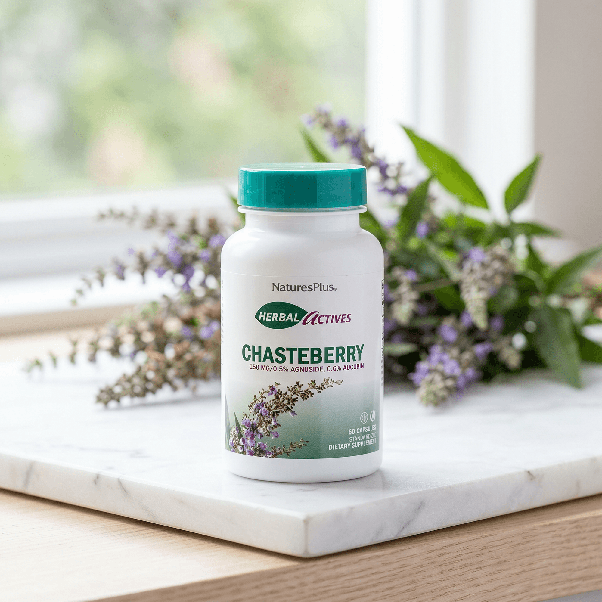 Herbal Actives Chasteberry Capsules - 60 Count