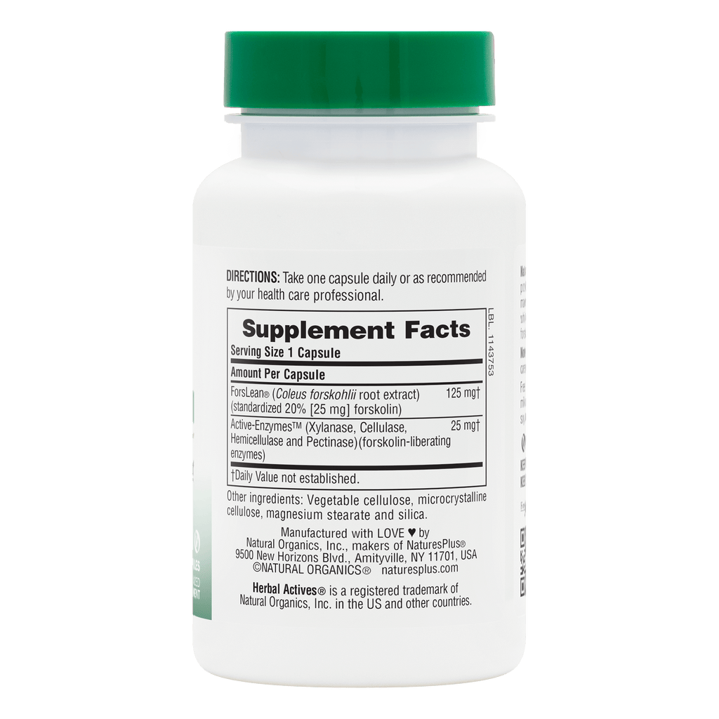 Herbal Actives Coleus Forskohlii Capsules