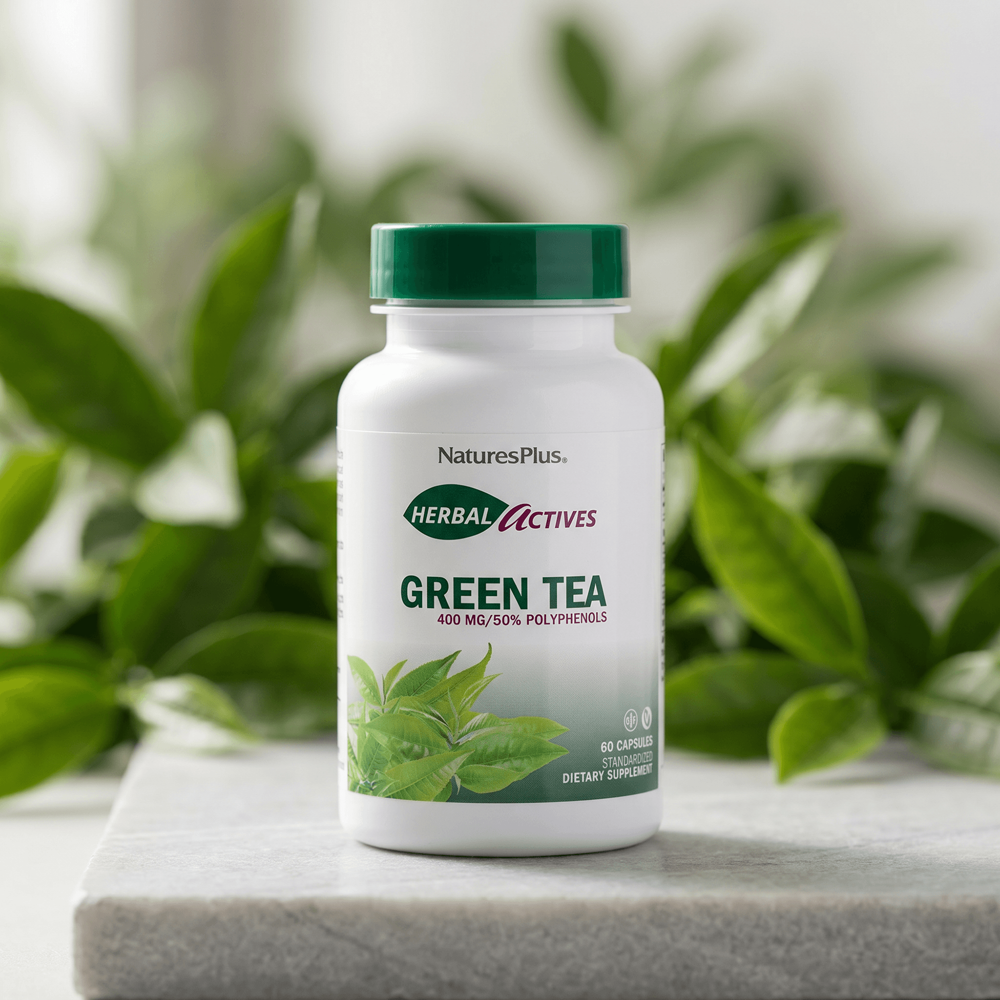 Herbal Actives Green Tea Capsules - 60 Count