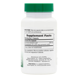 First side product image of Herbal Actives Gymnema Sylvestre Capsules containing 60 Count