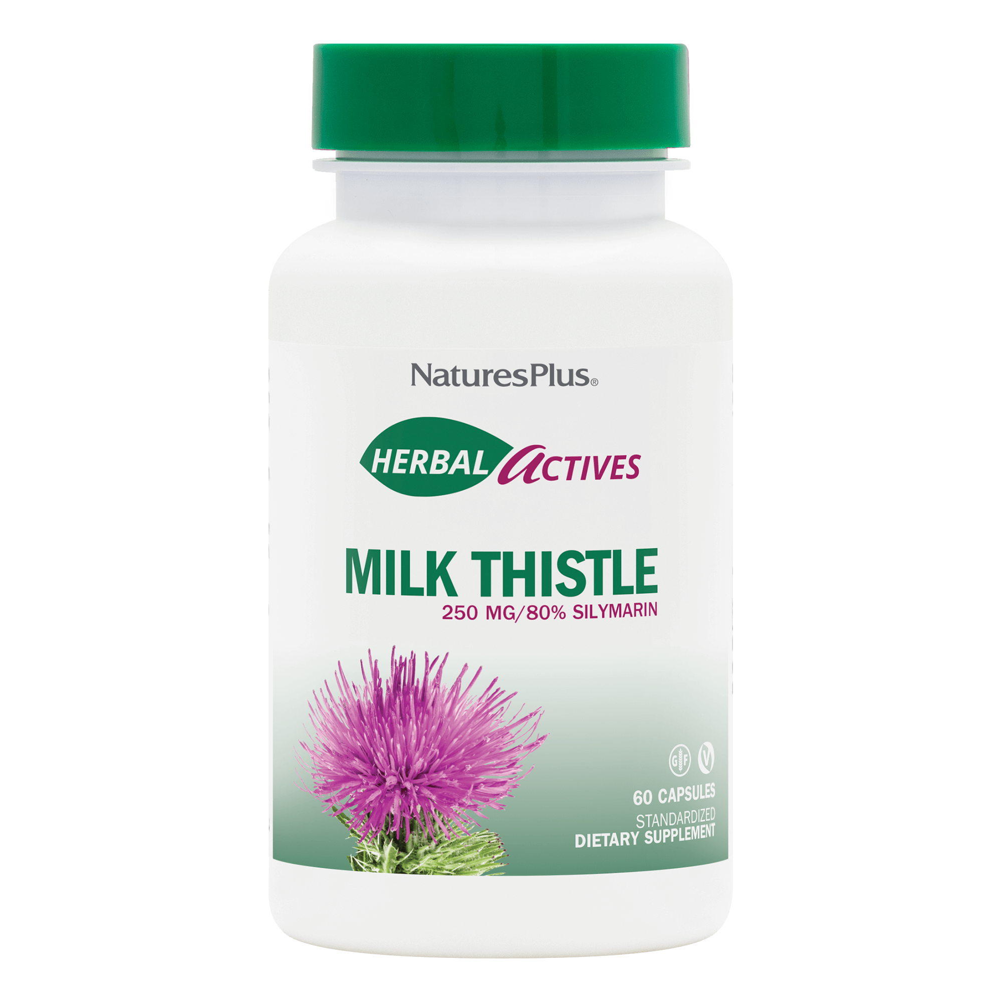 Herbal Actives® Milk Thistle Capsules - 60 Count