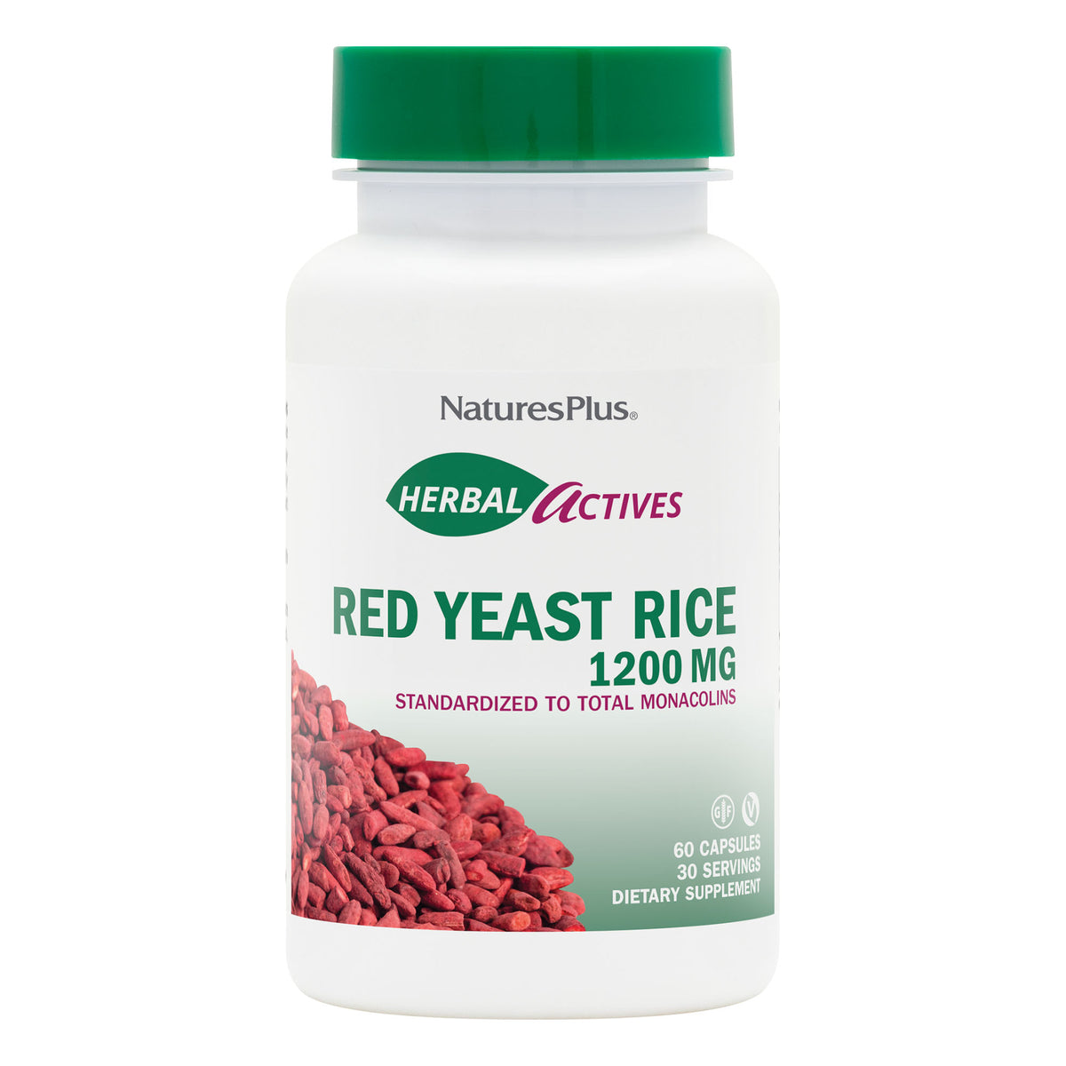 product image of Herbal Actives Red Yeast Rice Capsules containing 60 Count