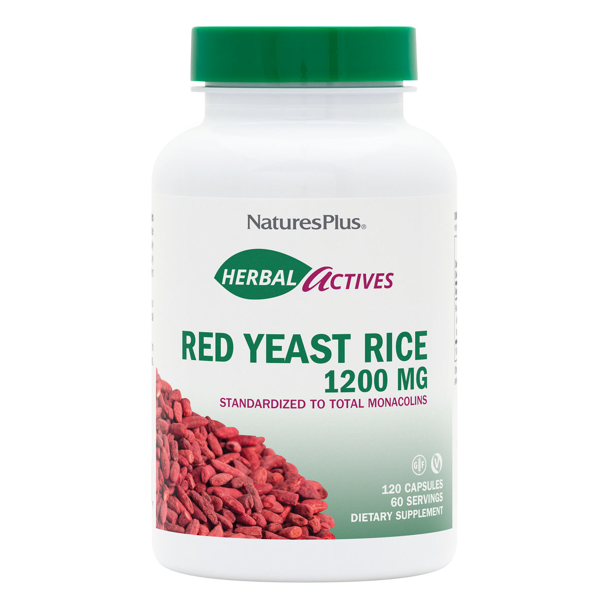 product image of Herbal Actives Red Yeast Rice Capsules containing 120 Count