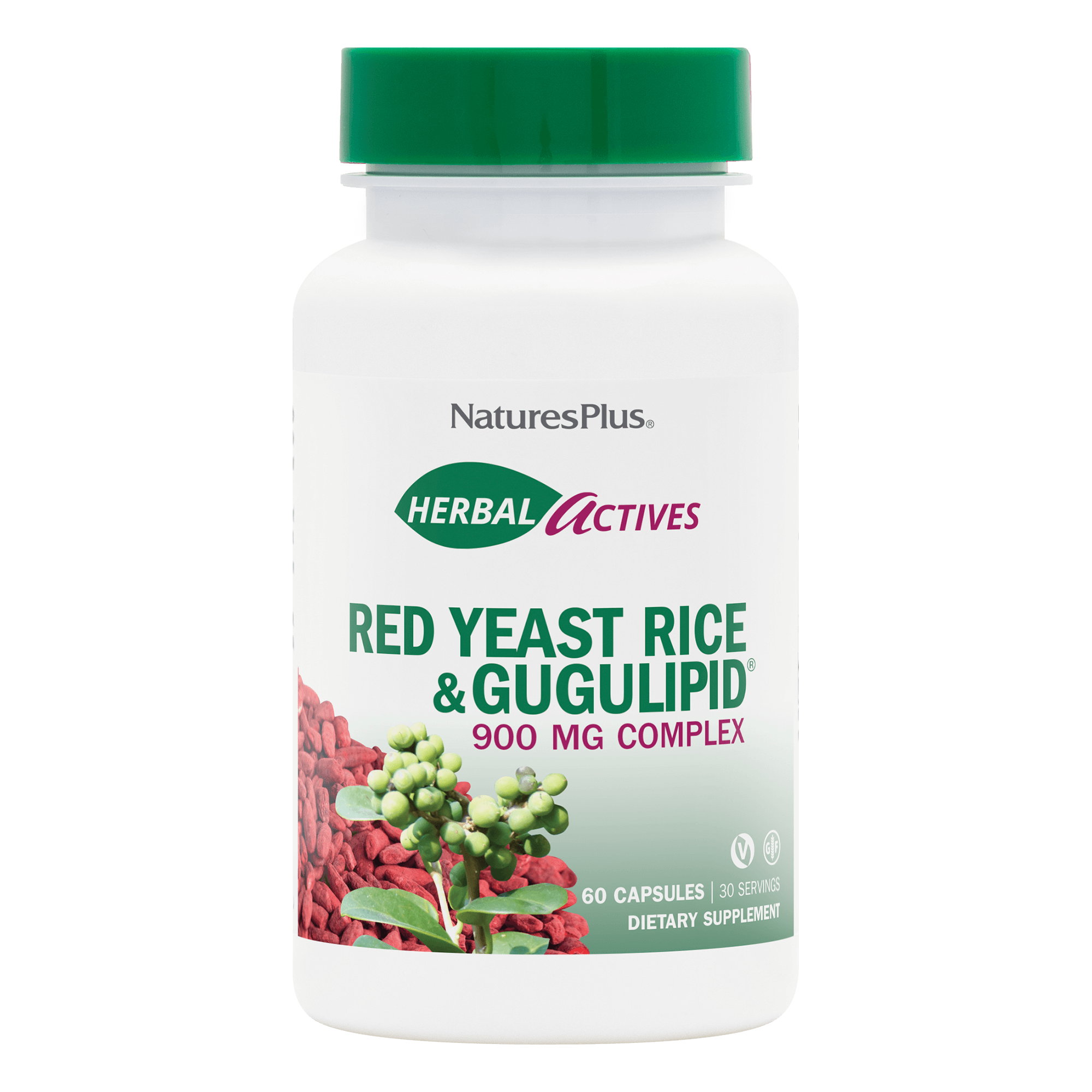 Herbal Actives® Red Yeast Rice/Gugulipid® Capsules - 60 Count
