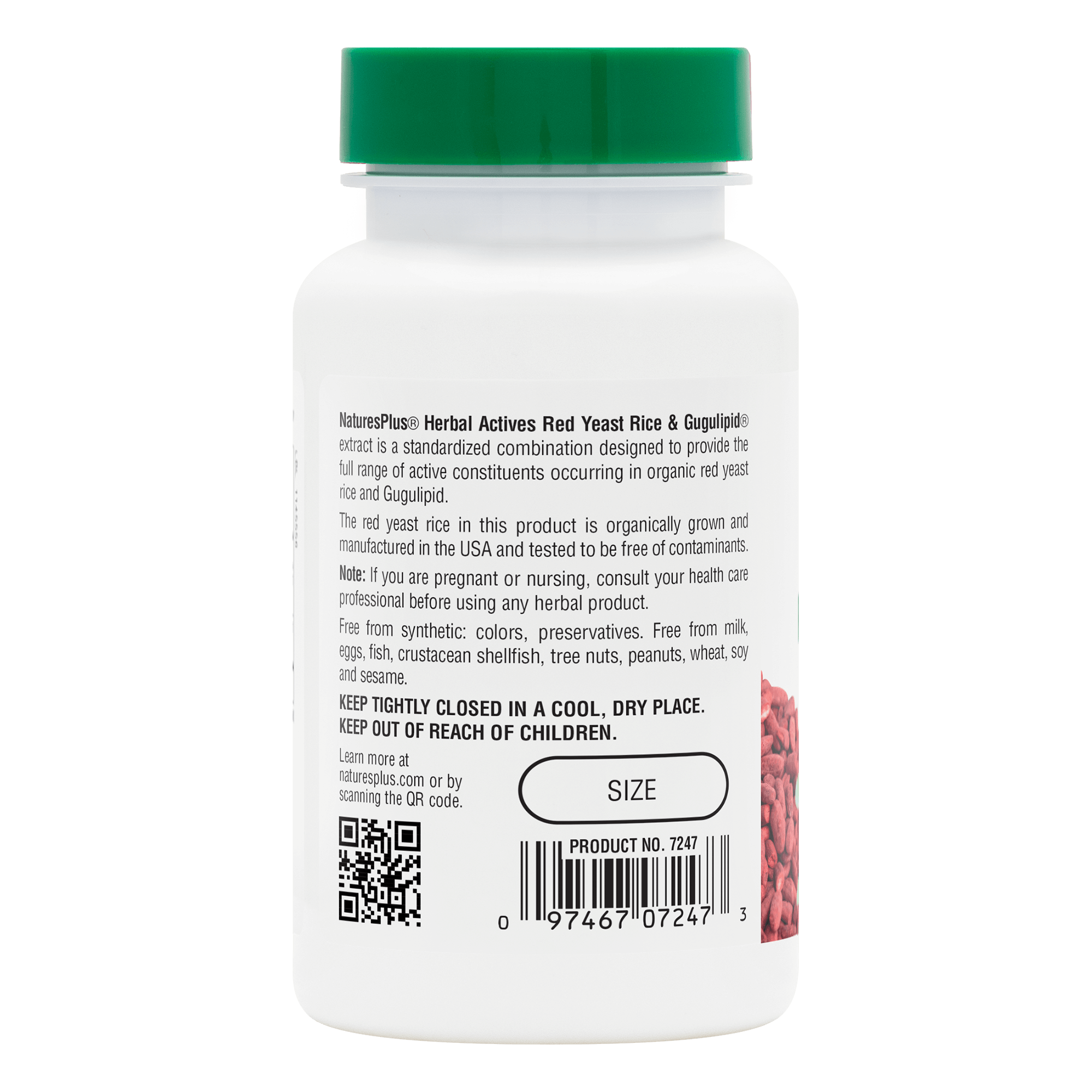 Herbal Actives® Red Yeast Rice/Gugulipid® Capsules - 60 Count