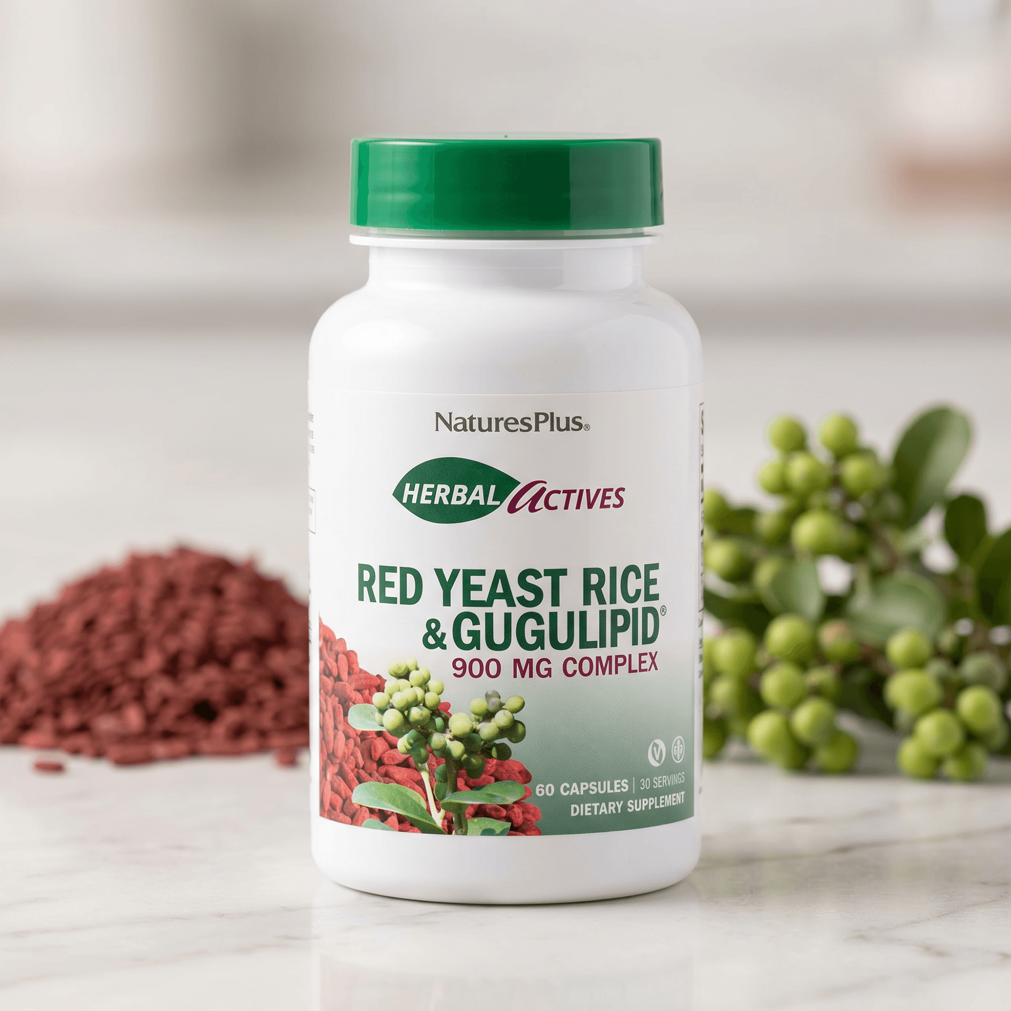 Herbal Actives® Red Yeast Rice/Gugulipid® Capsules - 60 Count