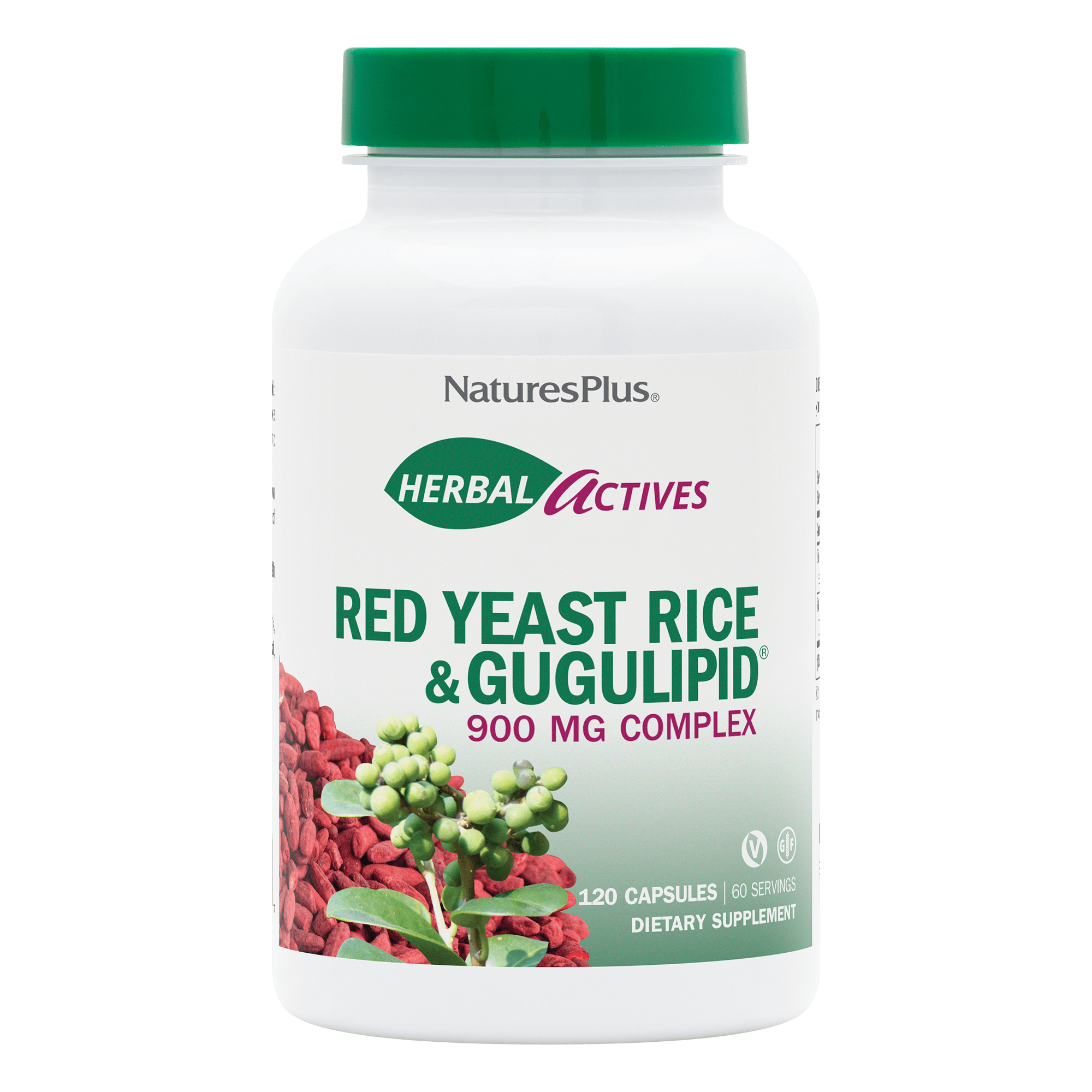 Herbal Actives® Red Yeast Rice/Gugulipid® Capsules - 120 Count