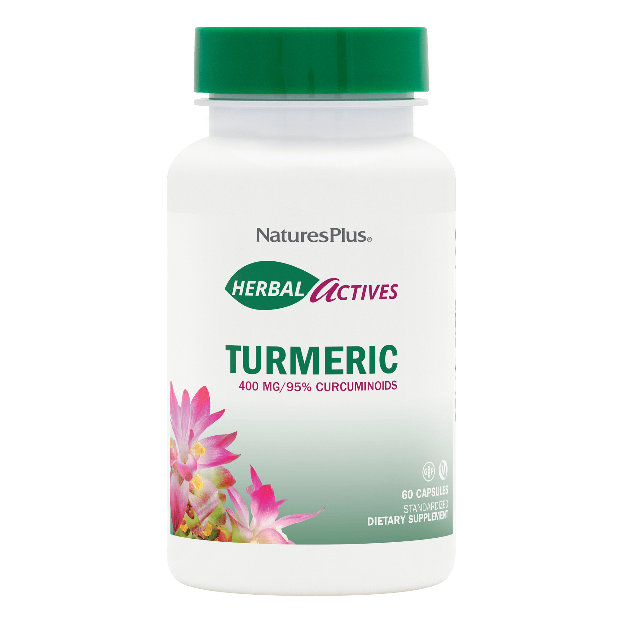 Herbal Actives Turmeric Capsules - 60 Count