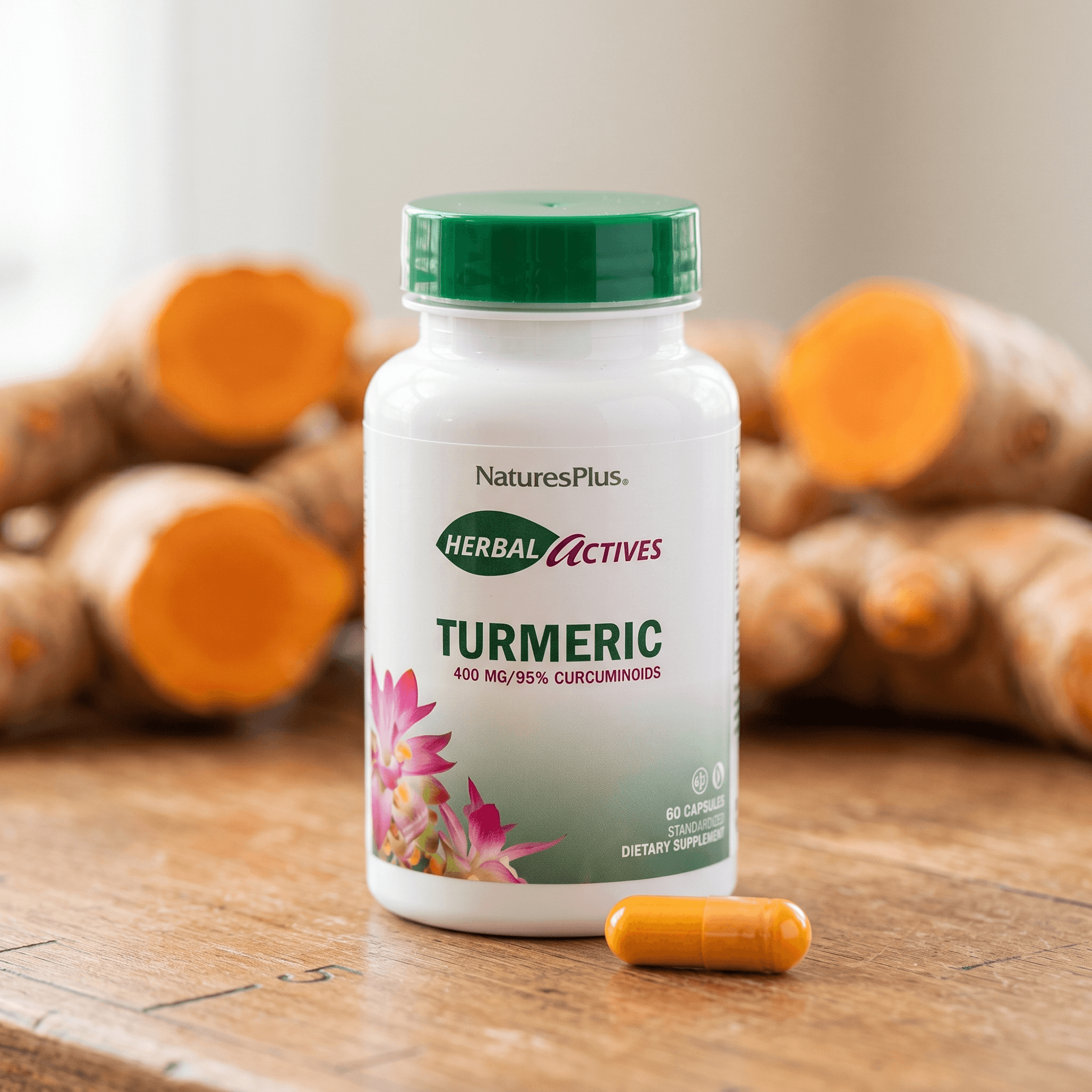 Herbal Actives® Turmeric Capsules - 60 Count